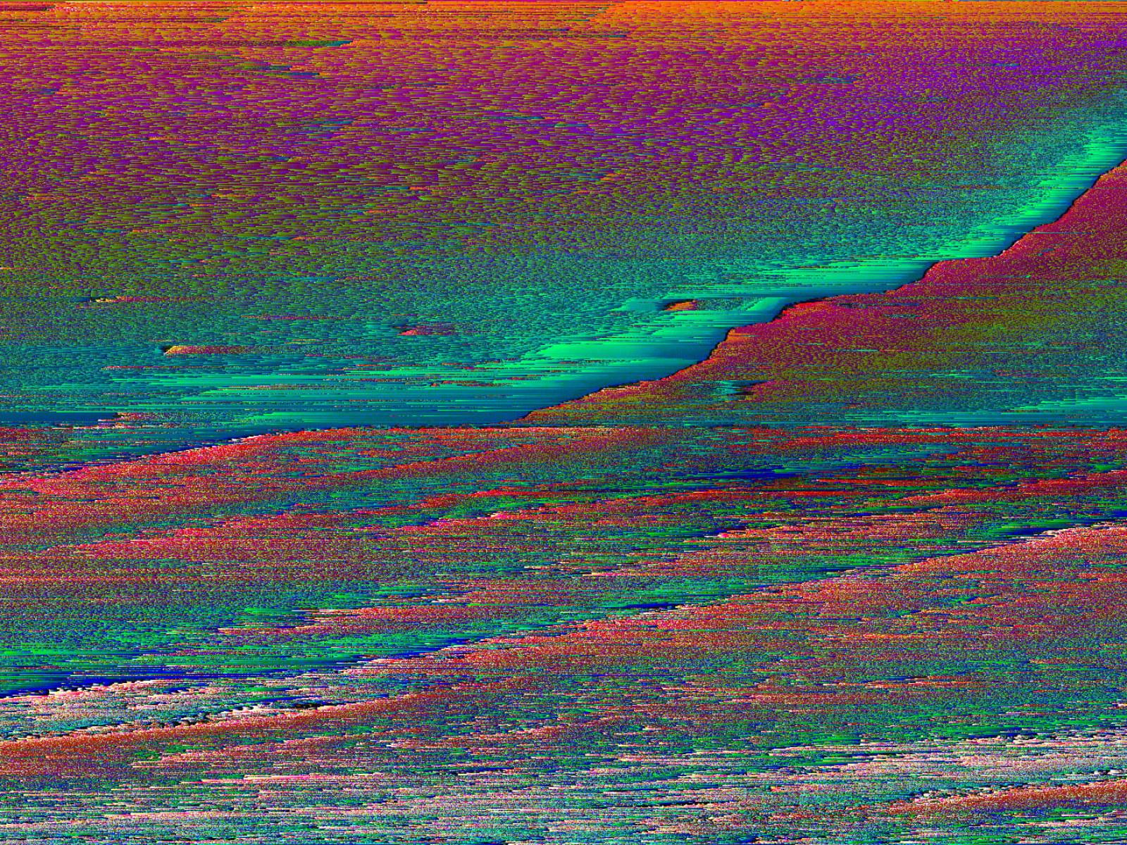 1600x1200 Pink Wallpaper, Green, And Red Abstract Painting, Glitch Art, LSD, Multi Colored • Wallpaper For You