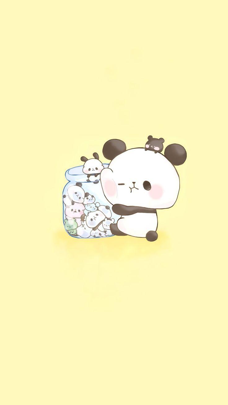 736x1308 KaWa Panda. Cute panda wallpaper, Panda wallpaper, Cute kawaii drawings