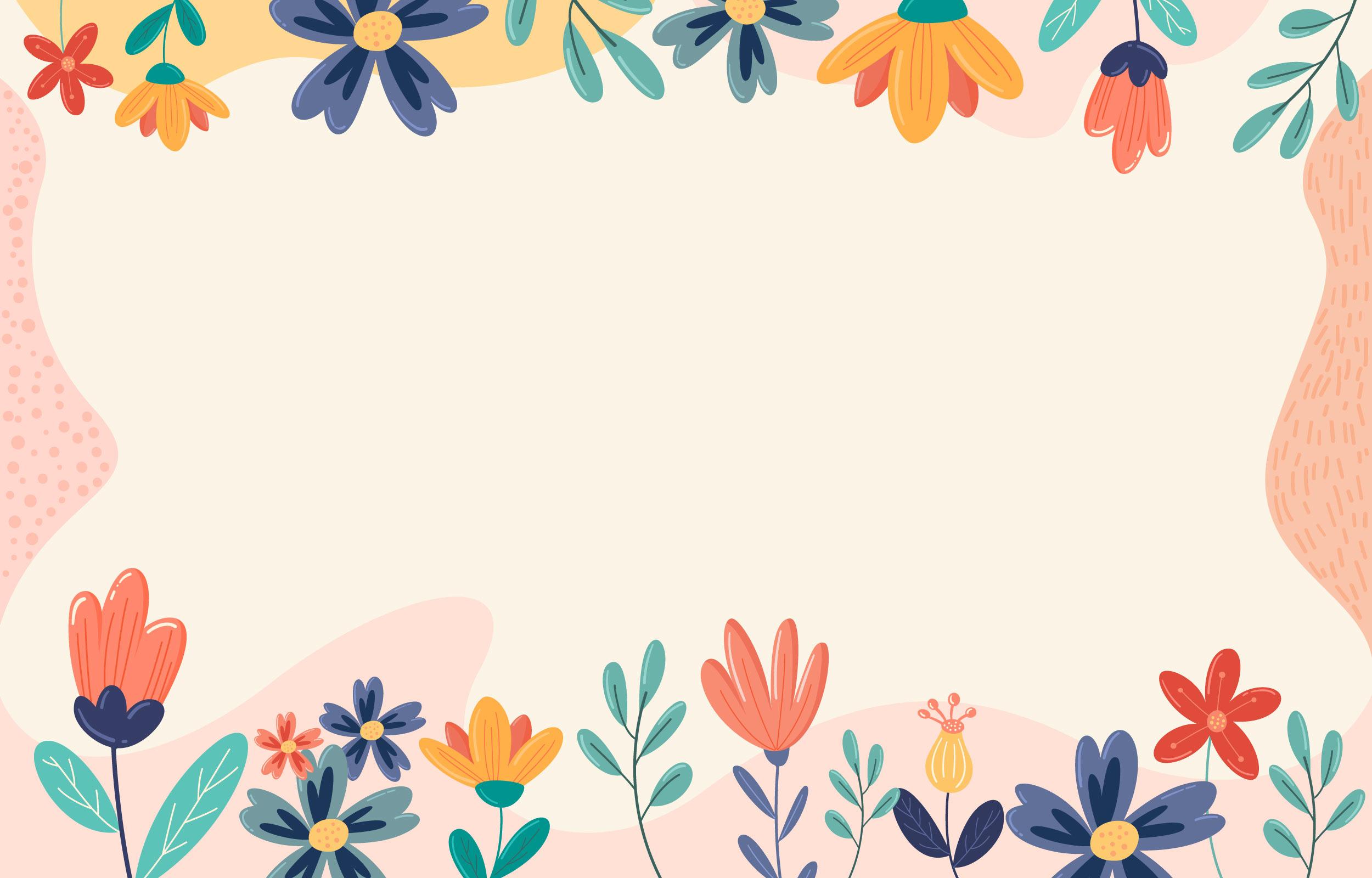 2500x1600 Cute Floral Background