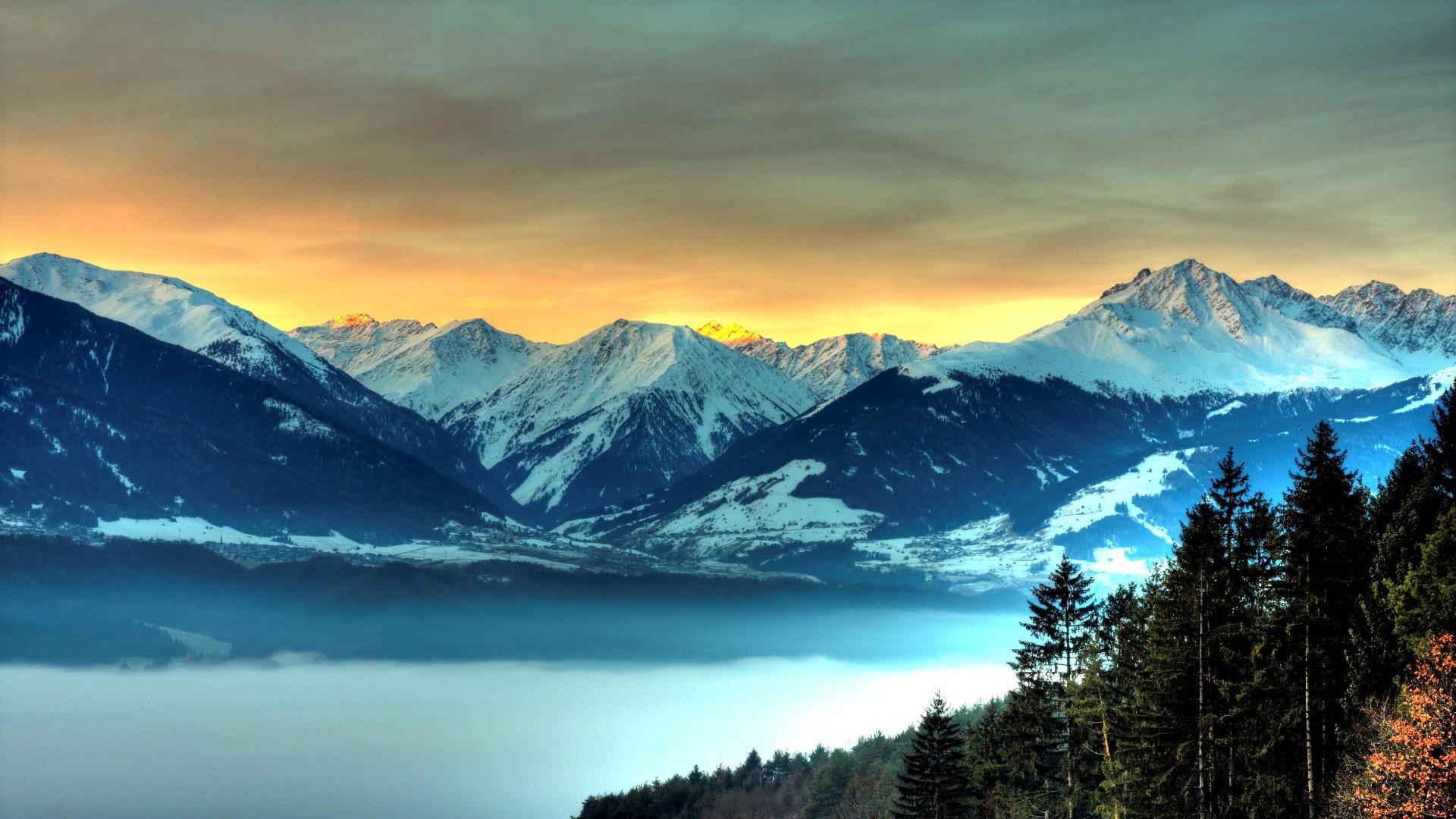 1920x1080 Beautiful Wallpaper Of Mountains and Rivers