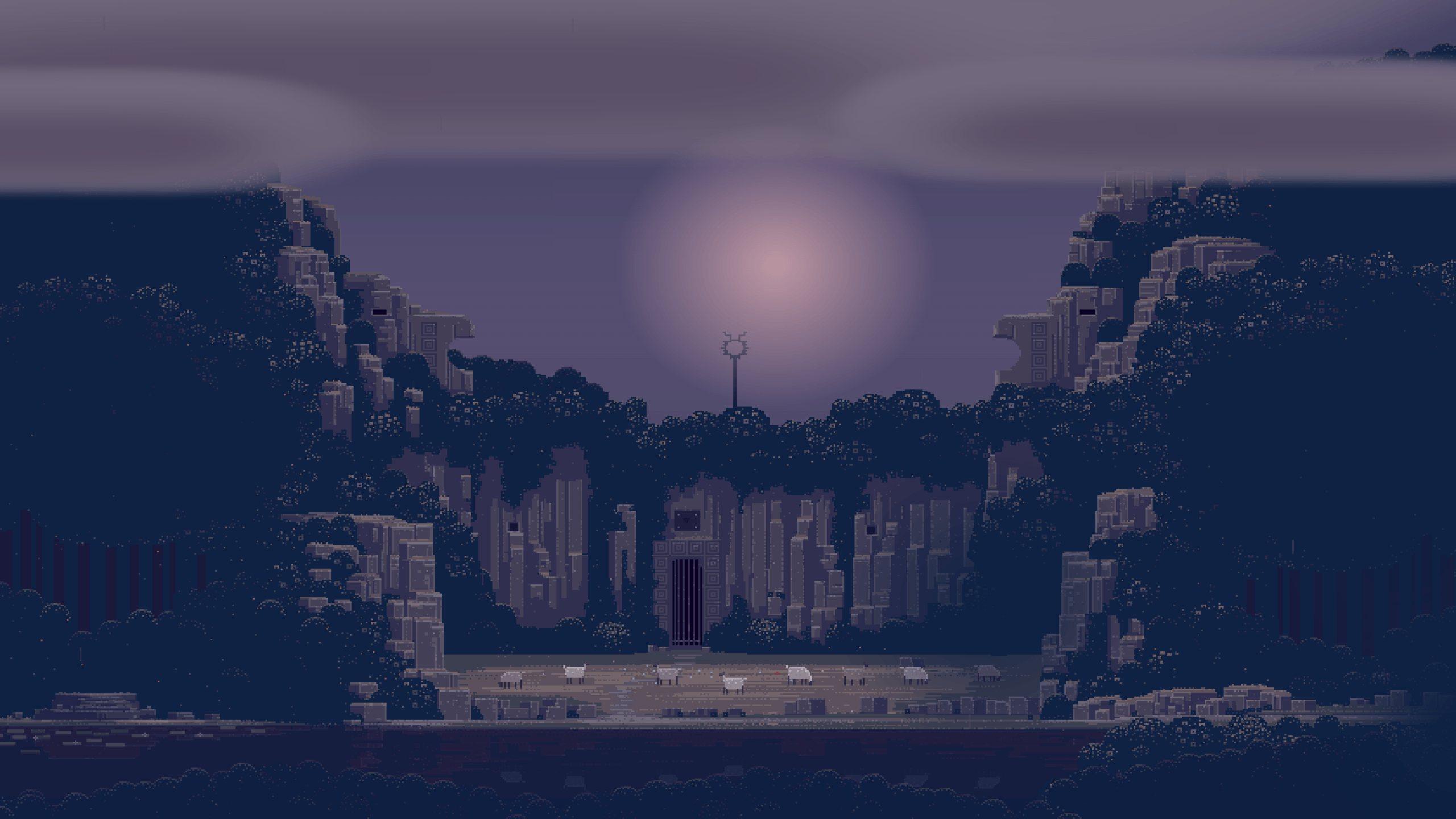 2560x1440 Aesthetic Pixel Art Widescreen Wallpaper 49290