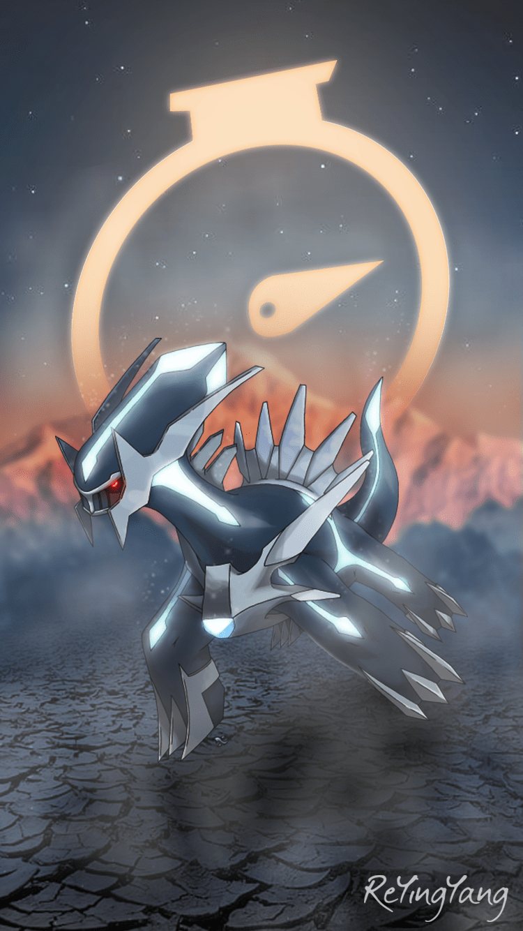 750x1334 I decide to make this Dialga Wallpaper when the Sinnoh Remake was confirmed