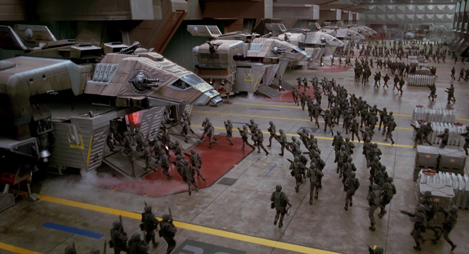 1920x1040 Starship Troopers HD Wallpaper, Desktop Wallpaper Troopers Landing Craft
