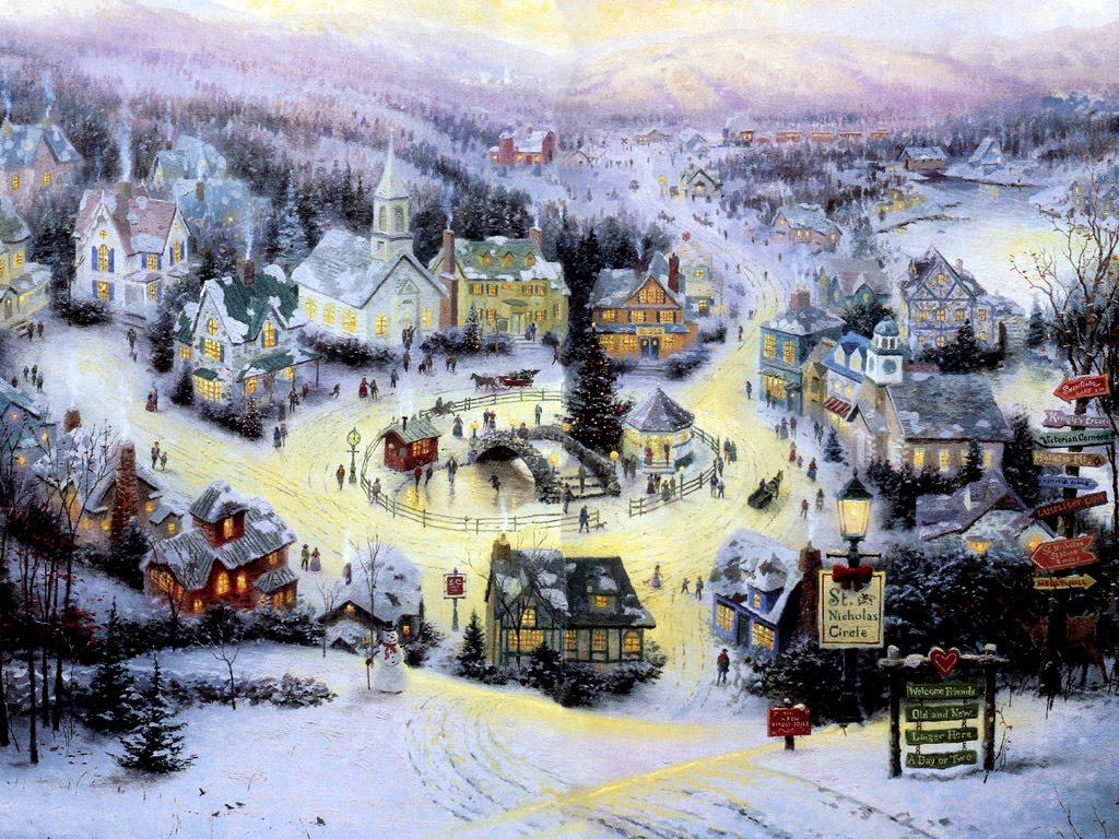 1024x768 Free download christmas gift Christmas Scene Wallpaper [1024x768] for your Desktop, Mobile & Tablet. Explore Christmas Village Background. Christmas Village Wallpaper