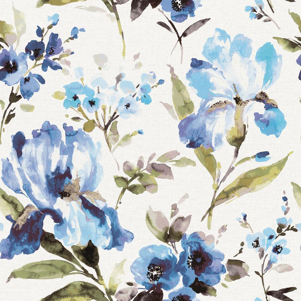 1000x1000 Iris Peel and Stick Wallpaper