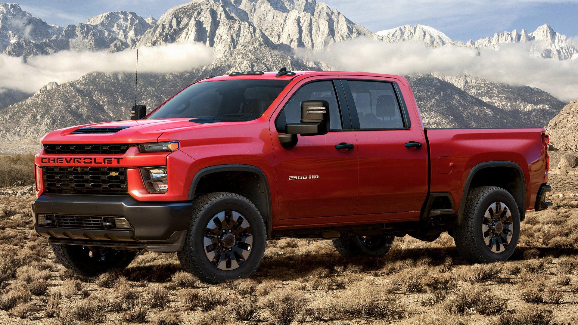 1920x1080 Chevrolet Silverado 2500 HD Custom Crew Cab HD Wallpaper