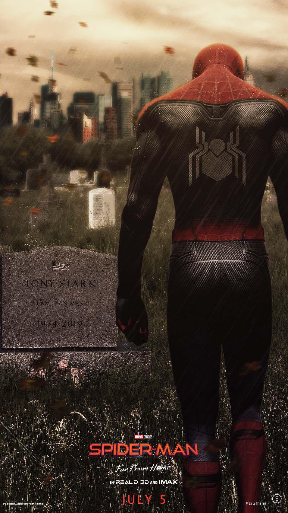 956x1700 Tony Stark Death Wallpaper