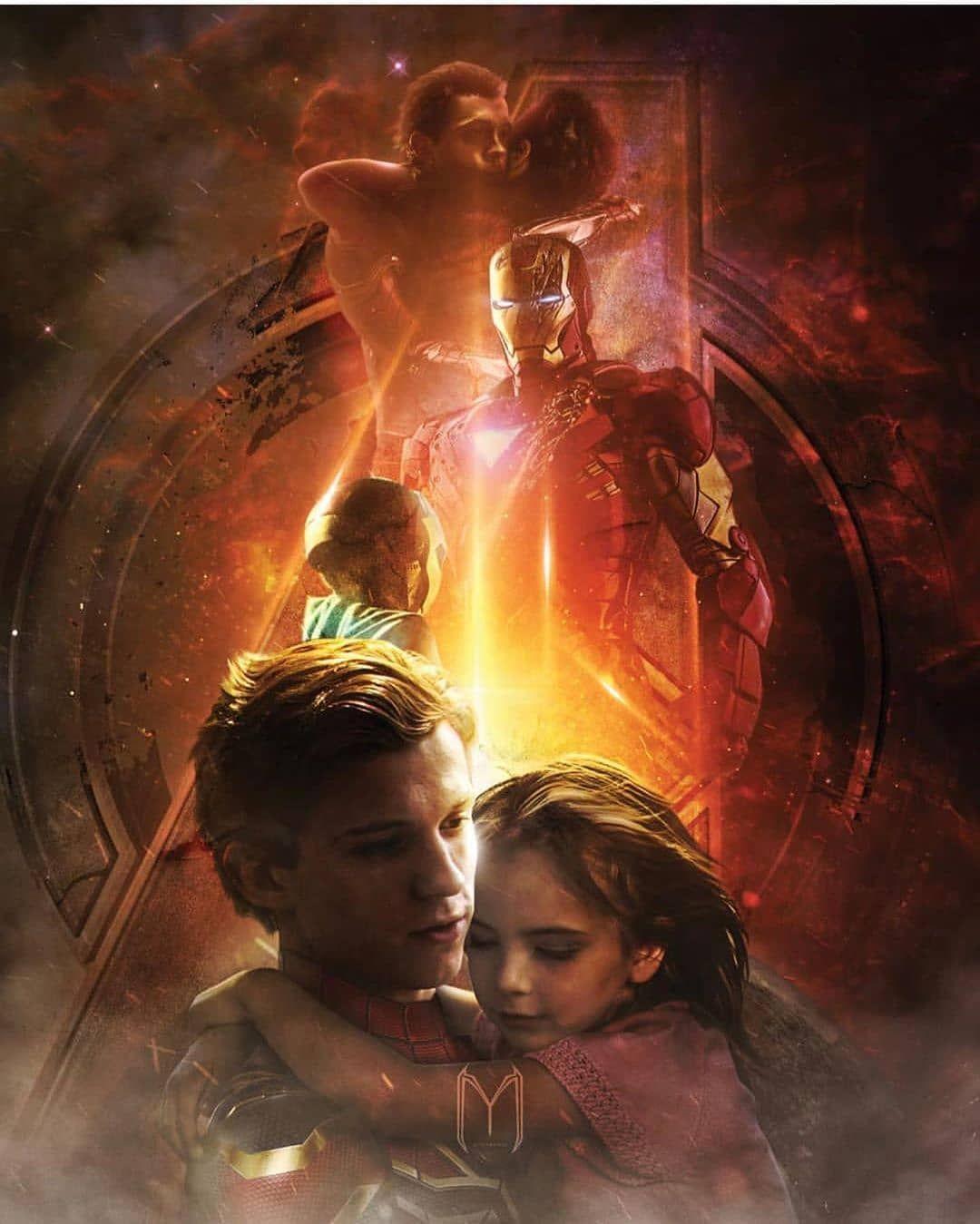 1080x1349 Tony Stark and Morgan Desktop Wallpaper, HD Tony Stark and Morgan Desktop Background
