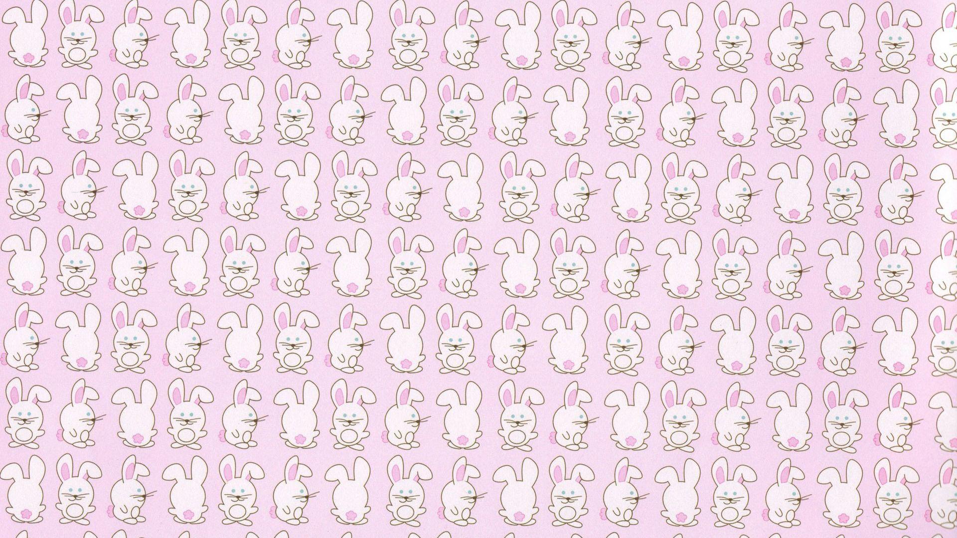 1920x1080 Bunny pattern Wallpaper
