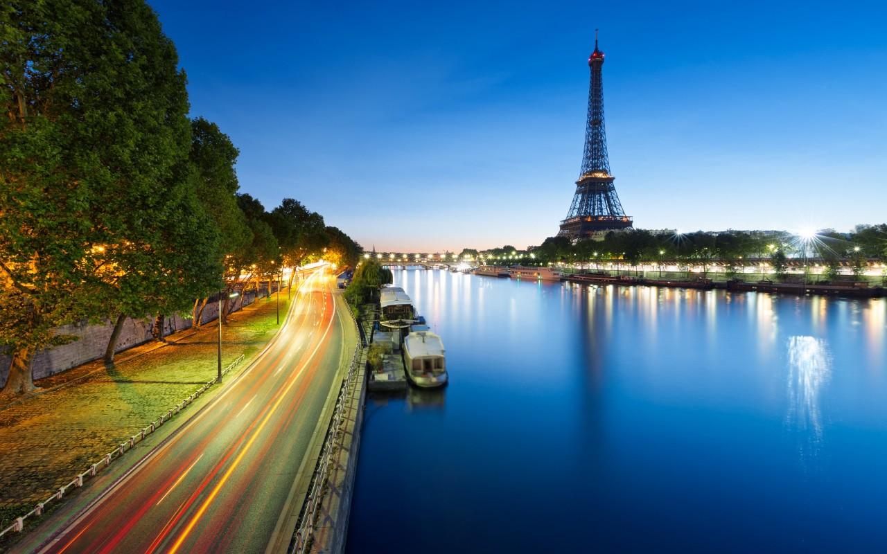 1280x800 Eiffel Tower Of Paris 3D Models. Free