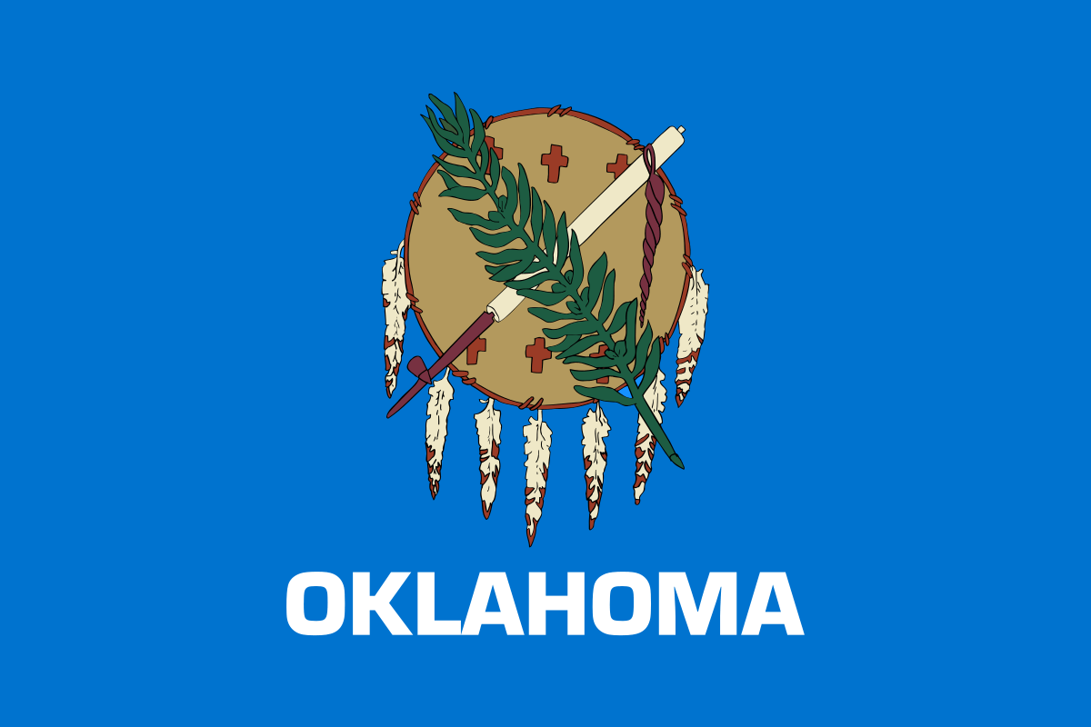 1200x800 Flag of Oklahoma