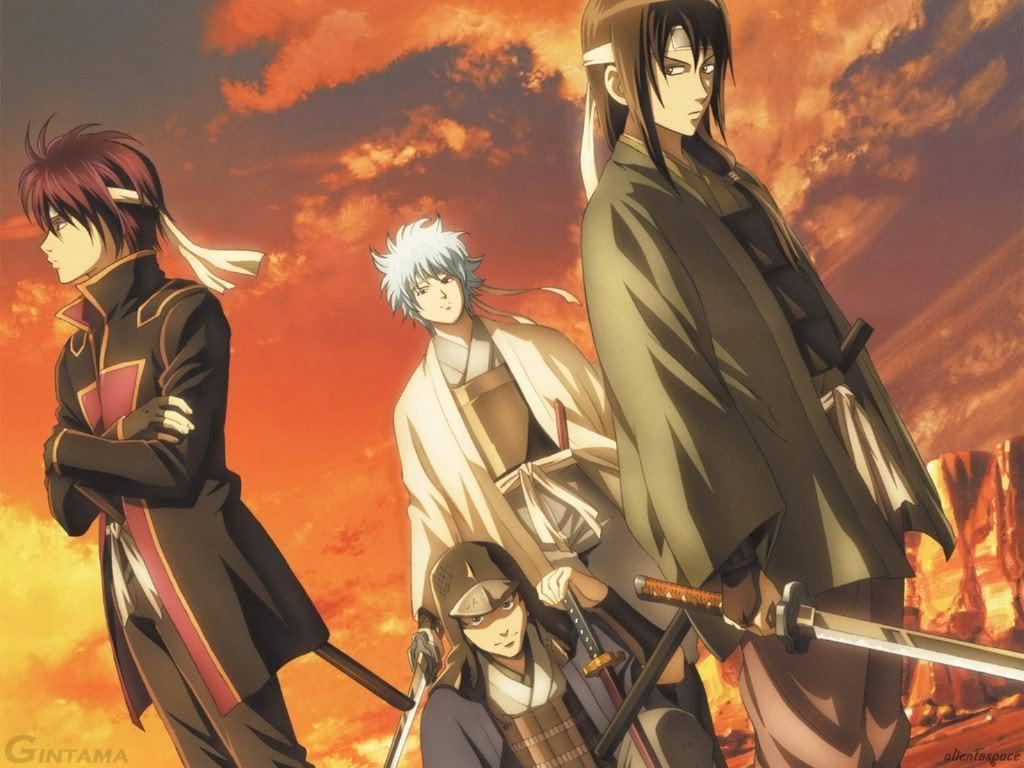 1024x768 Takasugi Gin Sakamoto Zura