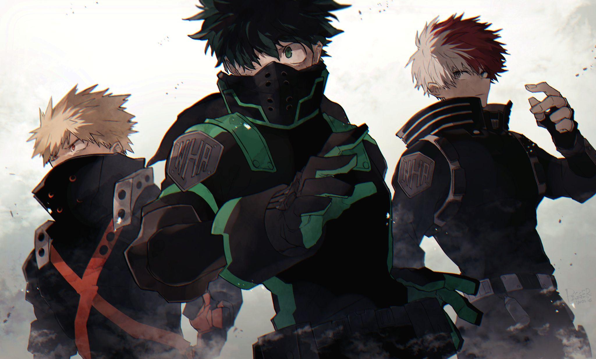 2048x1235 りょう on Twitter. My hero academia episodes, Hero, Hero wallpaper