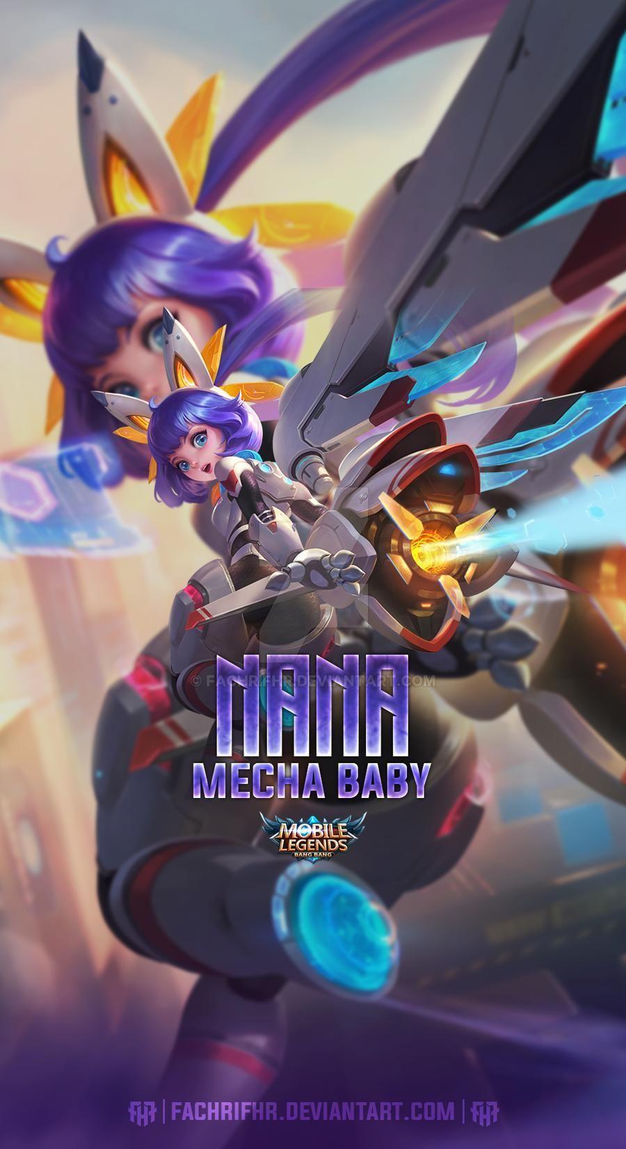 900x1650 Nana Mecha Baby. Mobile legends, Mobile legend wallpaper, The legend of heroes