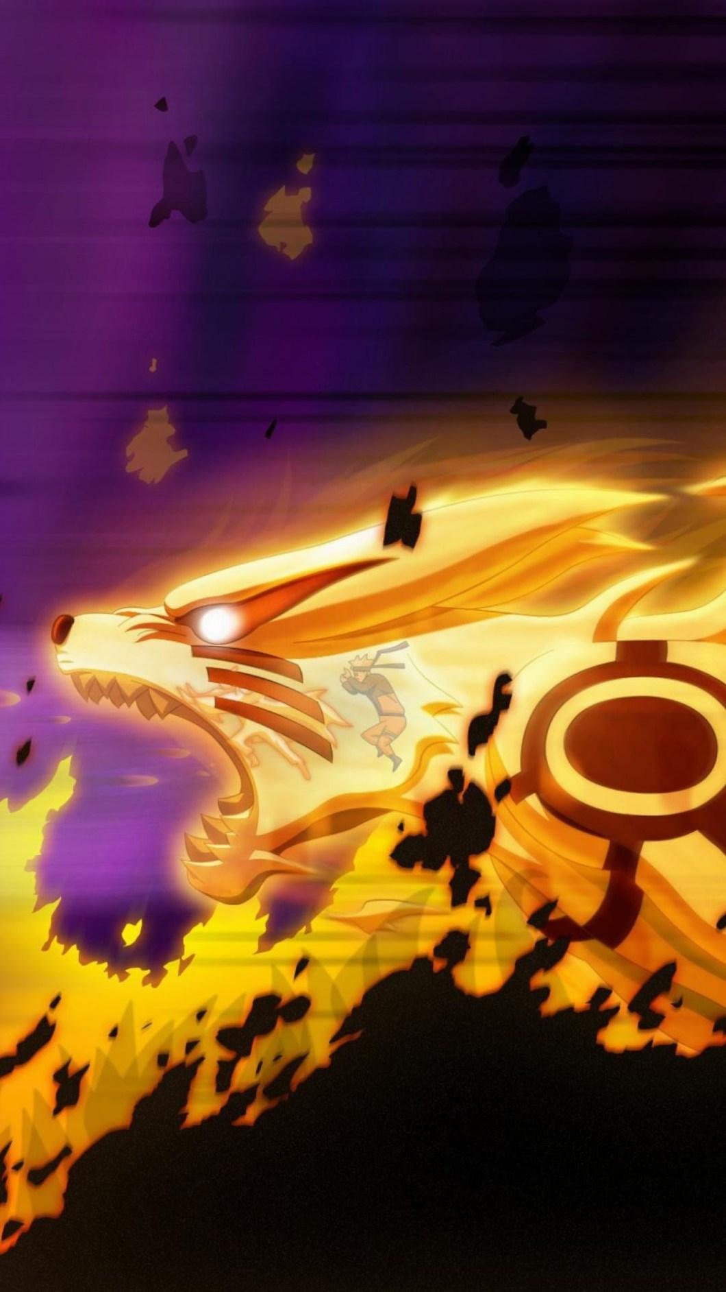 1060x1884 4k Naruto and Kurama Wallpaper For iPhone, Desktop and Android
