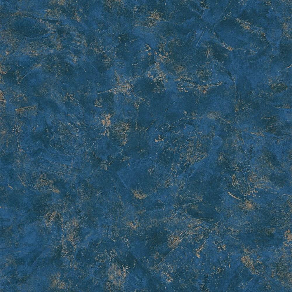 1000x1000 Patine Uni Bleu Blue Gold Wallpaper