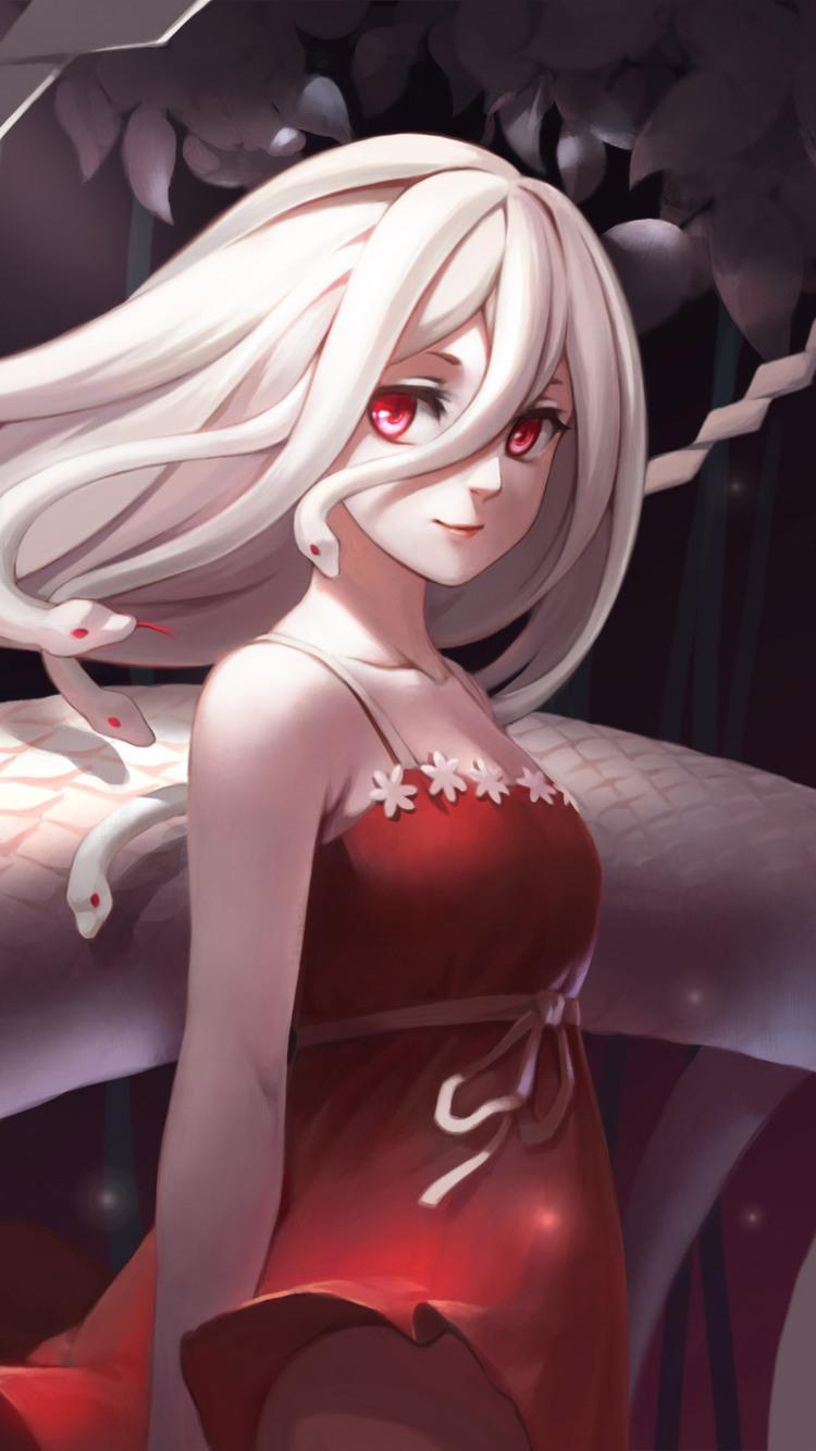 750x1334 Nadeko Sengoku Monogatari Series iPhone iPhone 6S, iPhone 7 HD 4k Wallpaper, Image, Background, Photo and Picture