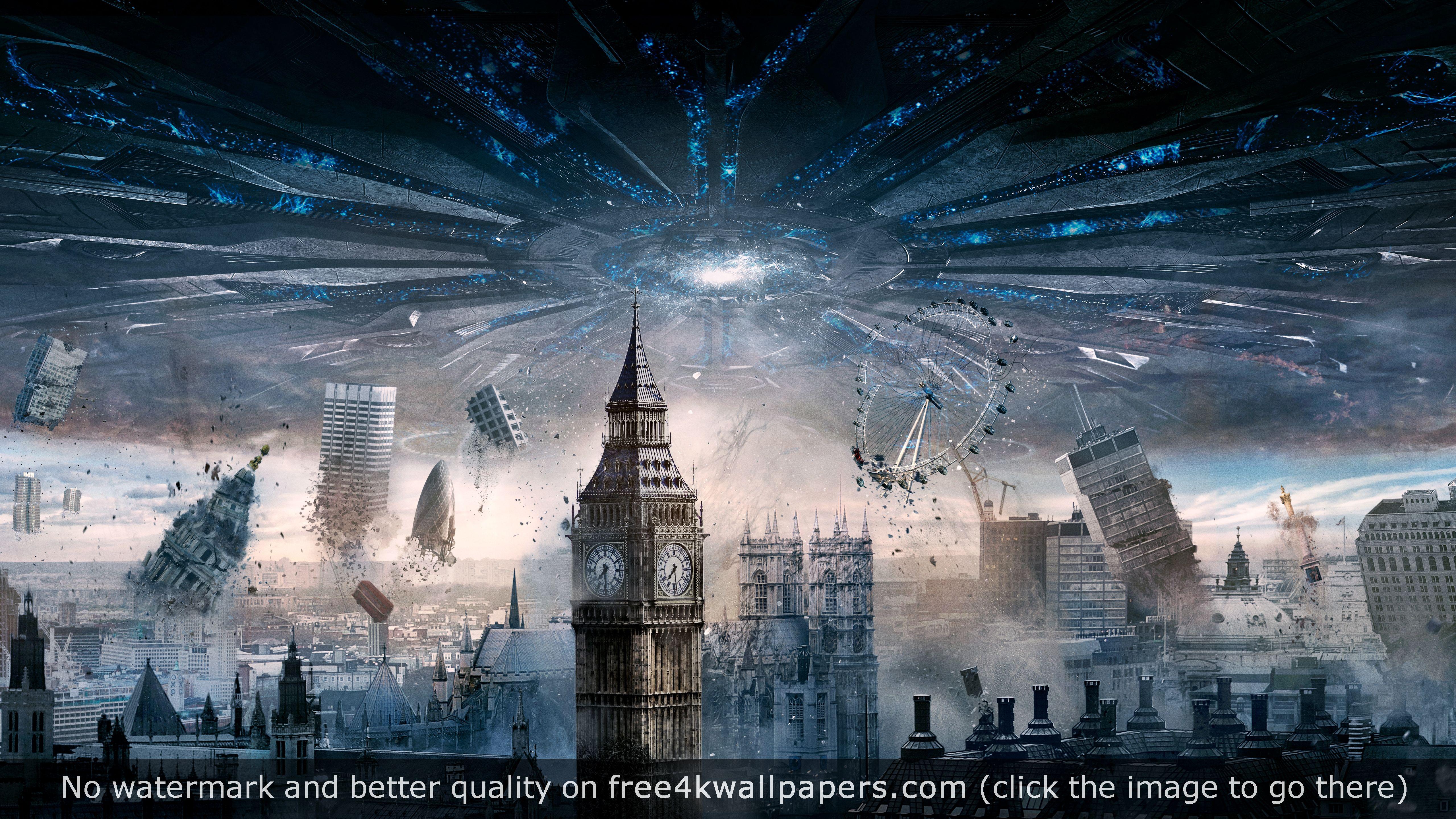 5120x2880 London Independence Day Resurgence 4K wallpaper. Independence day wallpaper, HD wallpaper, Architecture wallpaper