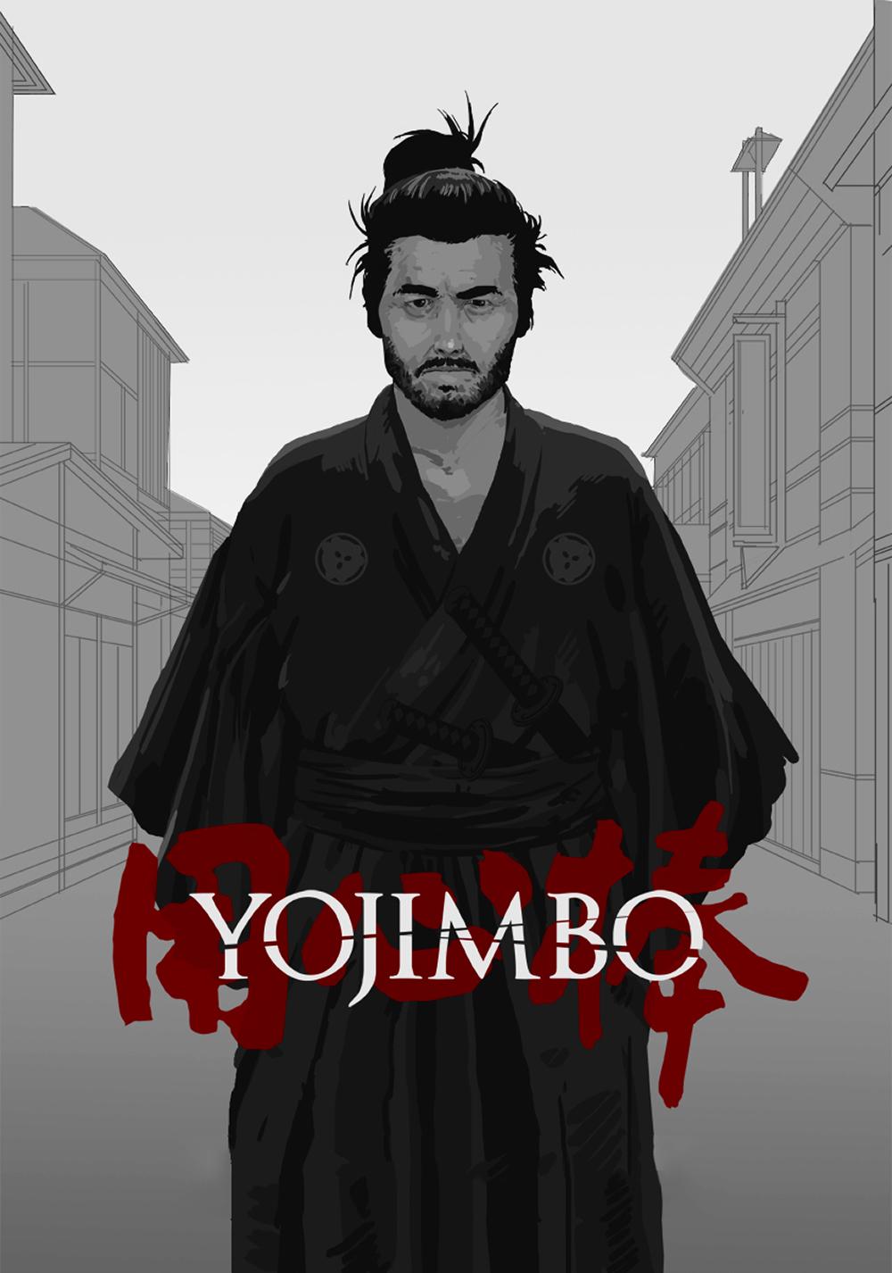 1000x1426 Yojimbo Movie Poster