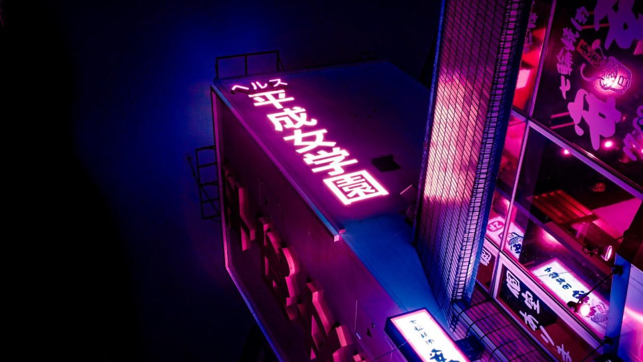 1280x720 Japan Wallpaper, Tokyo, Night, Urban, Lights, Neon • Wallpaper For You