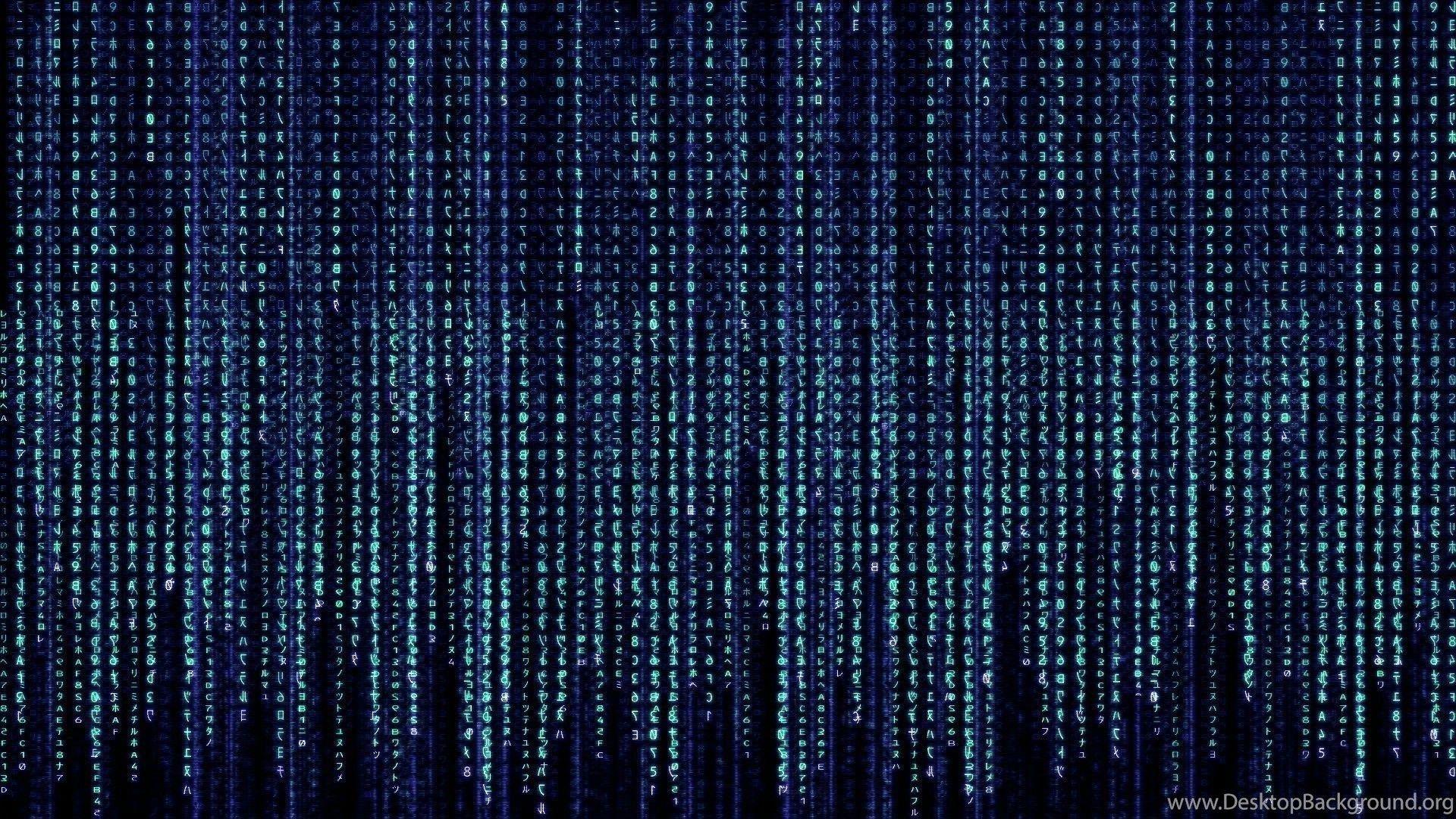 1920x1080 Digital Art, Blue, Kanji Wallpaper HD Desktop Background