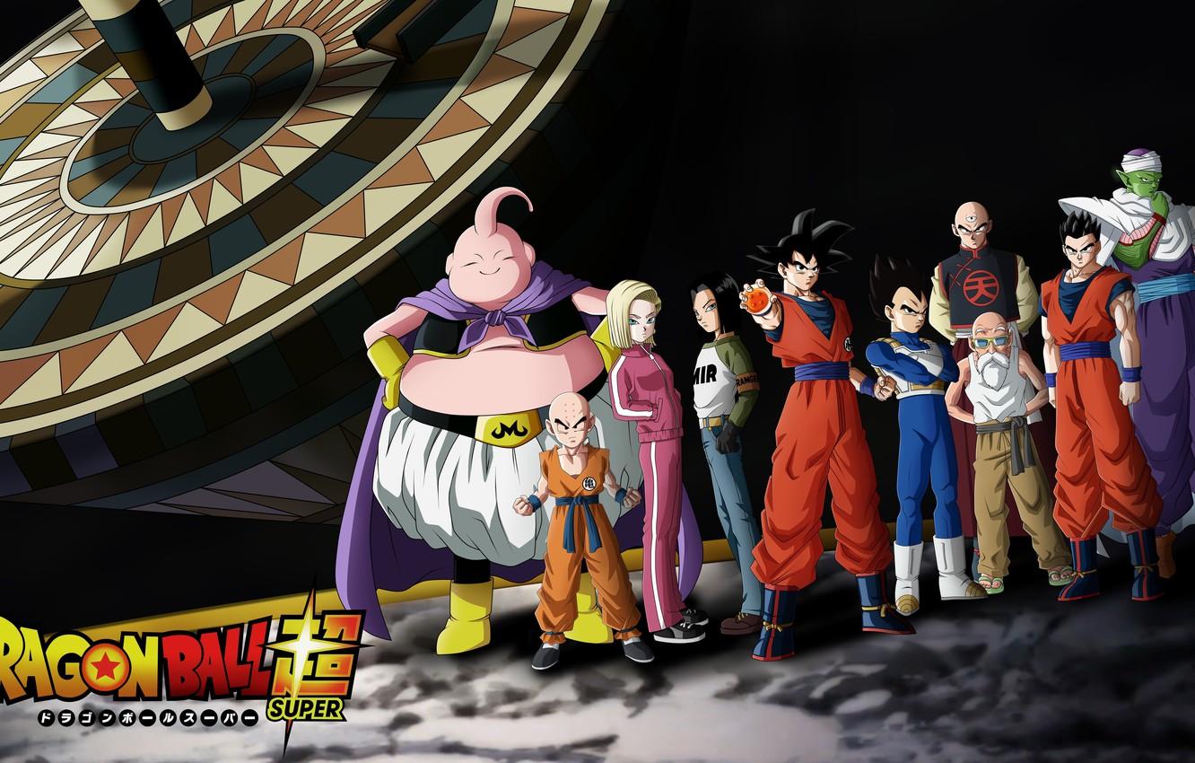 1332x850 Wallpaper game, anime, asian, japanese, Son Goku, oriental, Vegeta, Dragon Ball, strong, Goku, Small, kanji, Saiyan, Gohan, kame, Dragon Ball Super image for desktop, section сёнэн