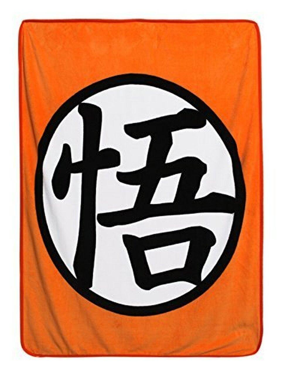 973x1280 Dragon Ball Z Goku Kanji Symbol Throw Blanket