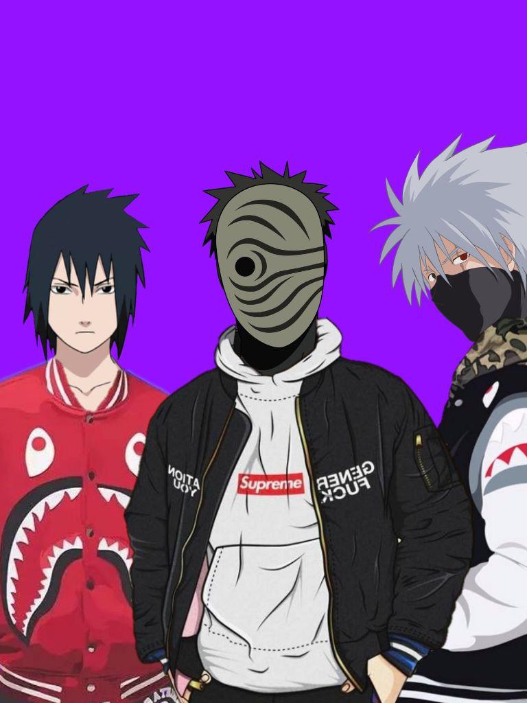 768x1024 Sasuke Hypebeast 4K Wallpaper