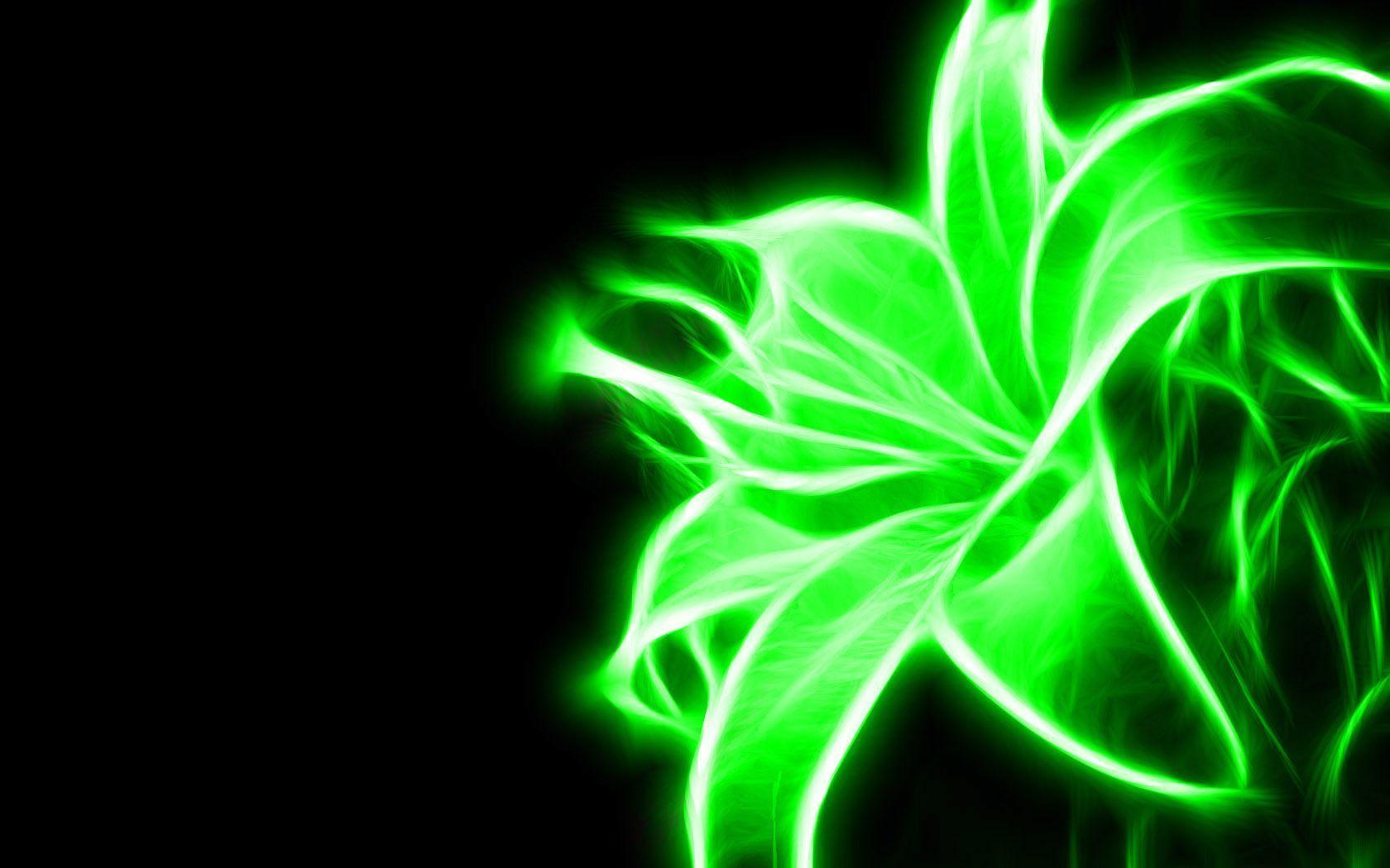 1680x1050 Neon Green Wallpaper