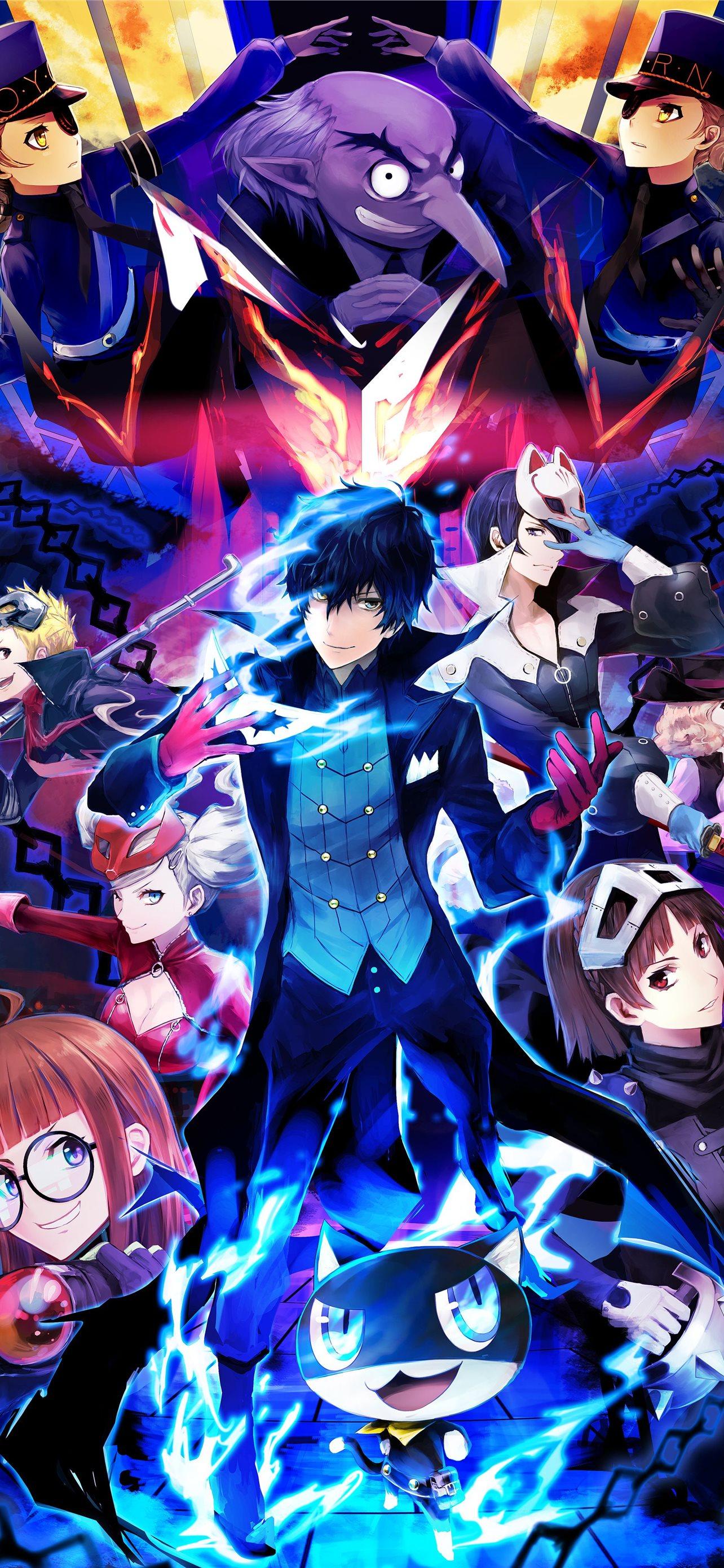 1284x2778 Persona 5 Phantom Thieves iPhone Wallpaper Free Download