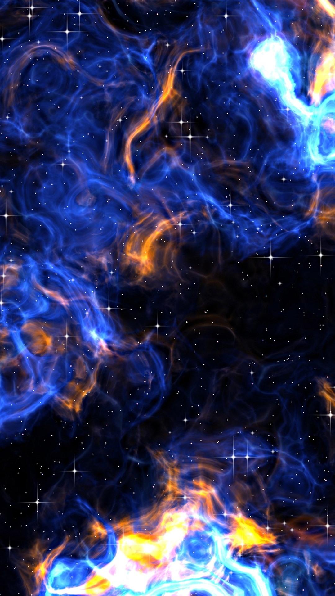 1080x1920 Beautiful Space, Stars, Smoke, Art Picture 1080x1920 IPhone 8 7 6 6S Plus Wallpaper, Background, Picture, Image