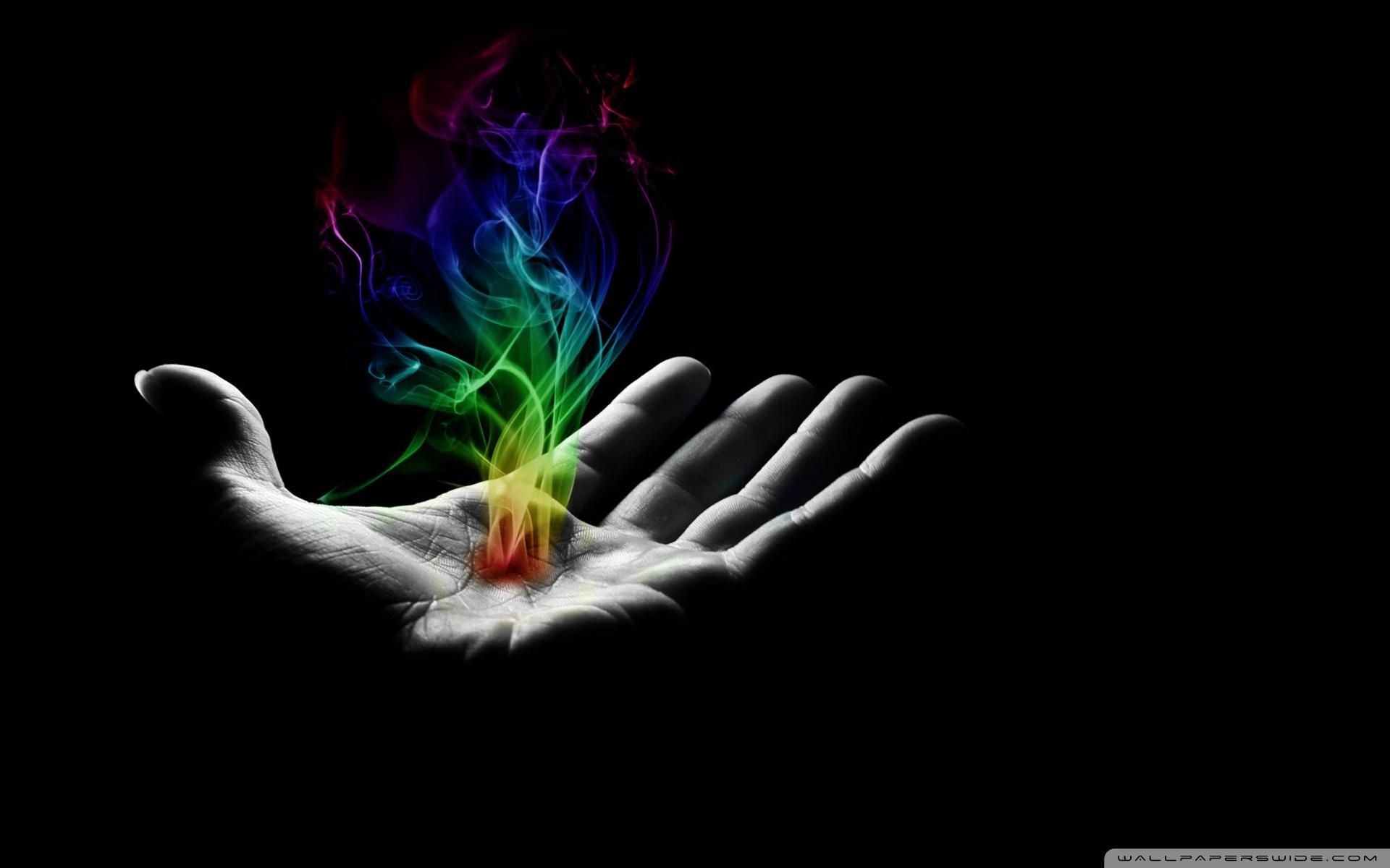 1920x1200 Smoky Hand Colorful Dark Ultra HD Desktop Background Wallpaper for 4K UHD TV : Widescreen & UltraWide Desktop & Laptop : Tablet