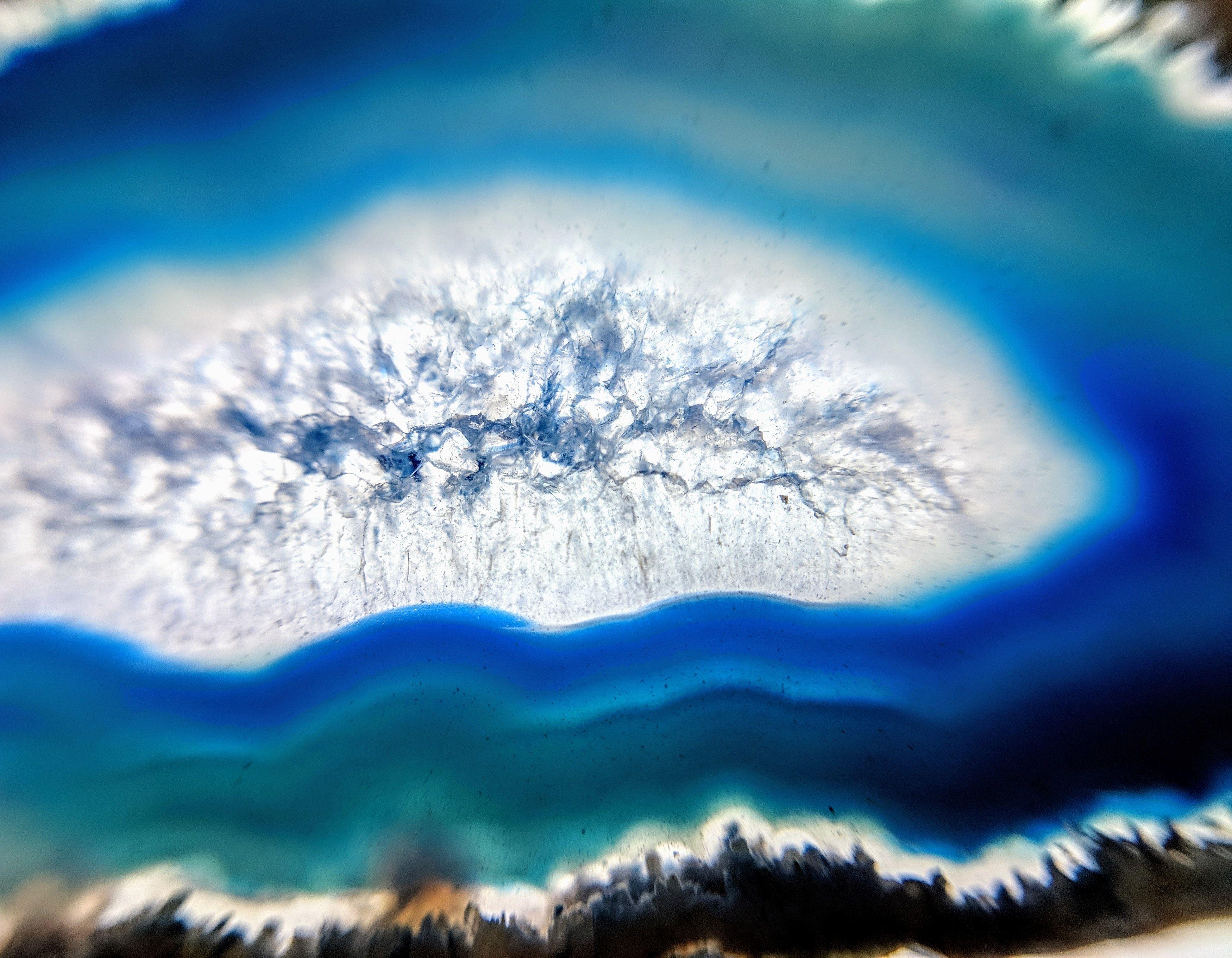 Blue Geode Wallpapers - Top Free Blue Geode Backgrounds - WallpaperAccess