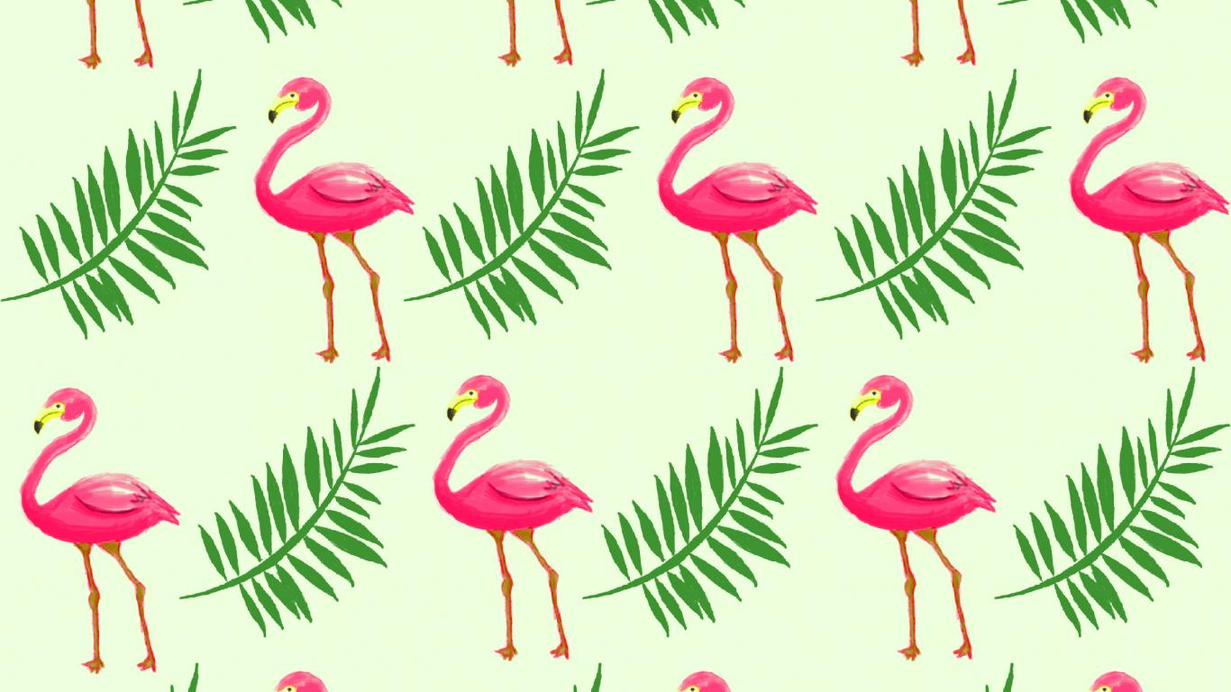 1366x768 Free download Pattern The flamingos and leafs Qololo [2480x3508] for your Desktop, Mobile & Tablet. Explore Flamingo Print Wallpaper. Flamingo Wallpaper Classy, Cole and Son Flamingo Wallpaper, Flamingo Wallpaper Border