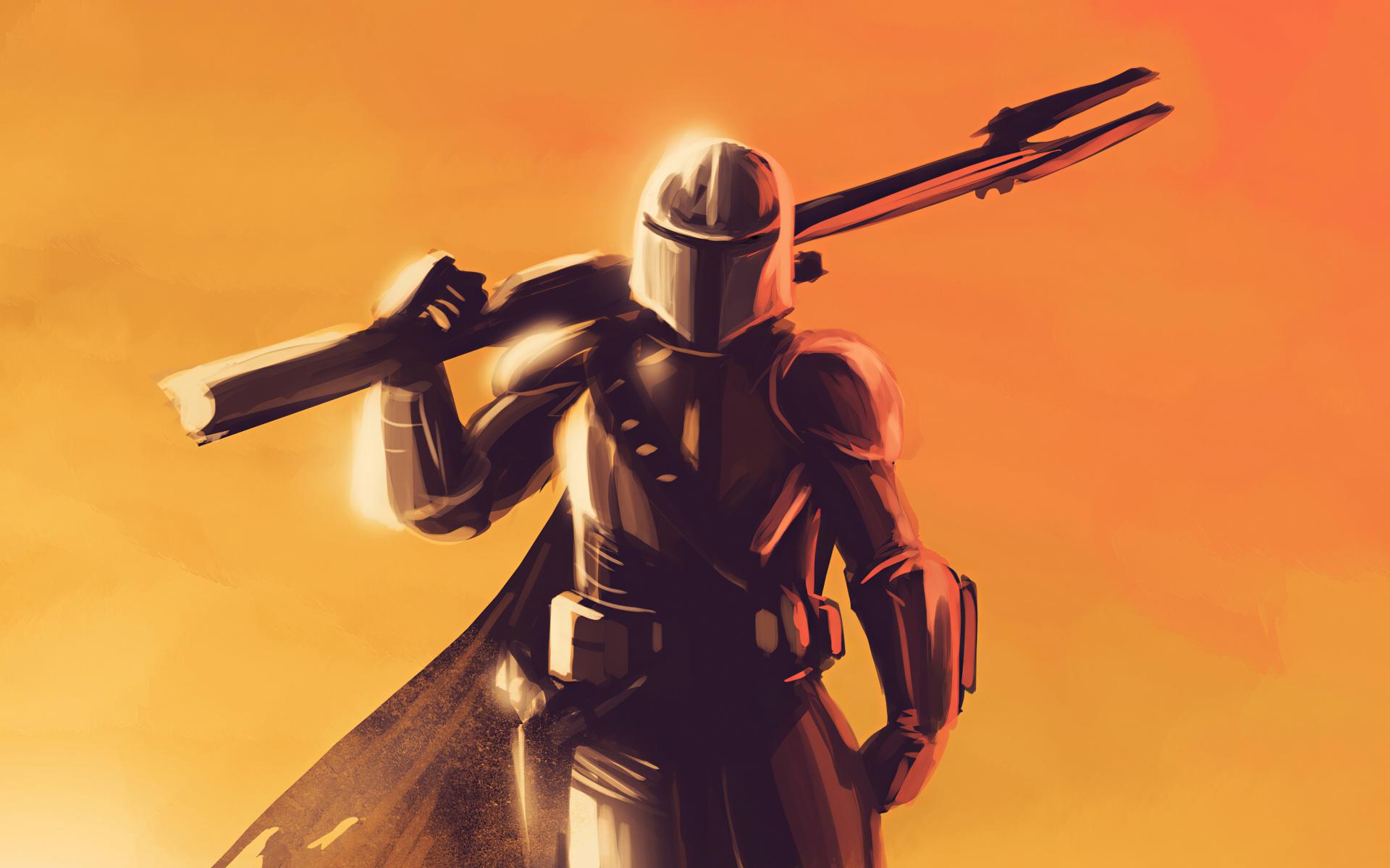 1920x1200 Download Artwork, soldier, star wars, The Mandalorian wallpaper, 1920x Widescreen 16: Widescreen
