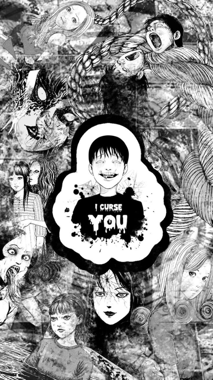 Konichiwa my fellow Junji Ito fans, I compiled few of the Tomie manga  panels to create this wallpaper. You're free to use this as your phone  wallpaper or print. I don't mind