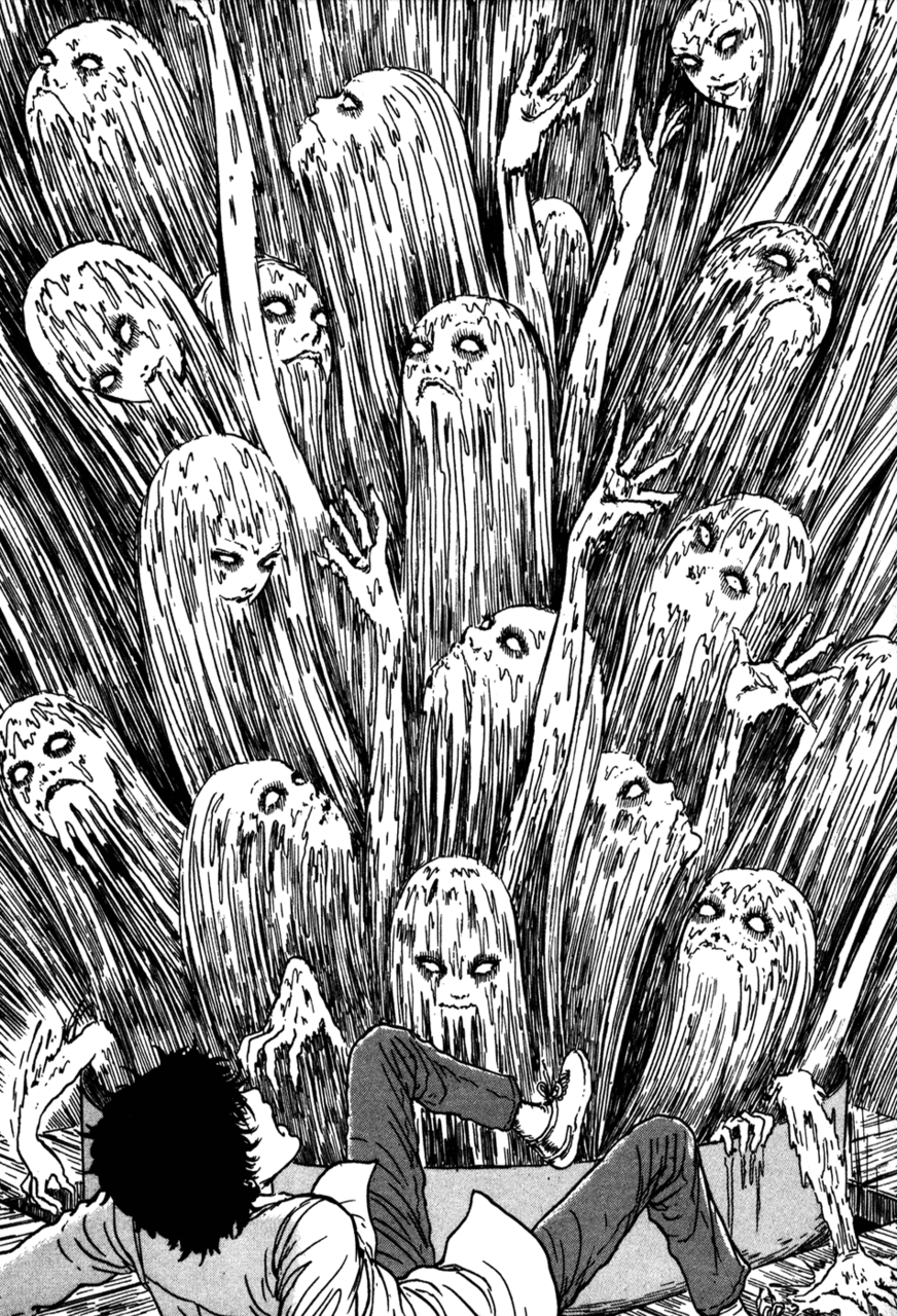 Konichiwa my fellow Junji Ito fans, I compiled few of the Tomie manga  panels to create this wallpaper. You're free to use this as your phone  wallpaper or print. I don't mind