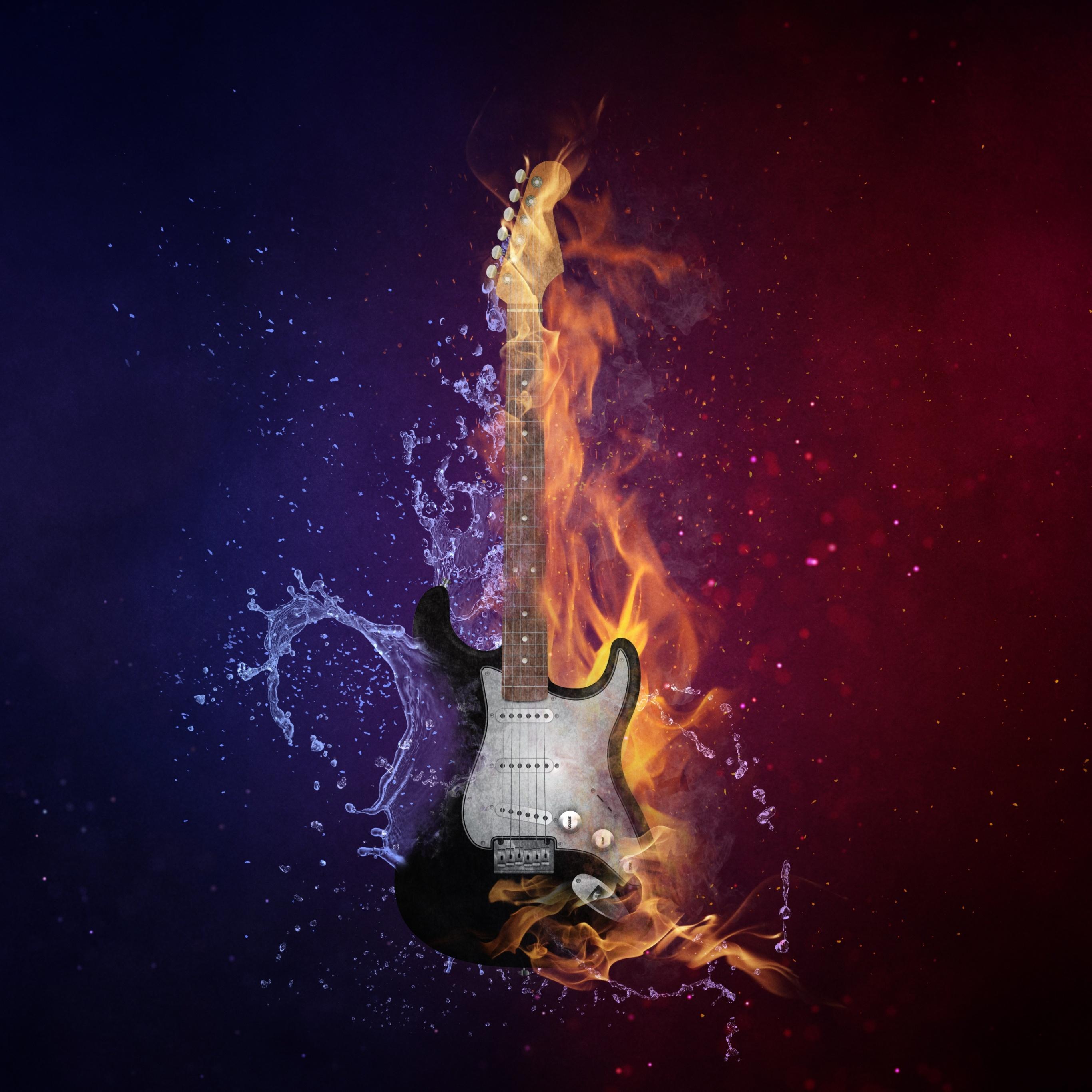 2732x2732 Electric Guitar Wallpaper 4K, Instrument, Photography