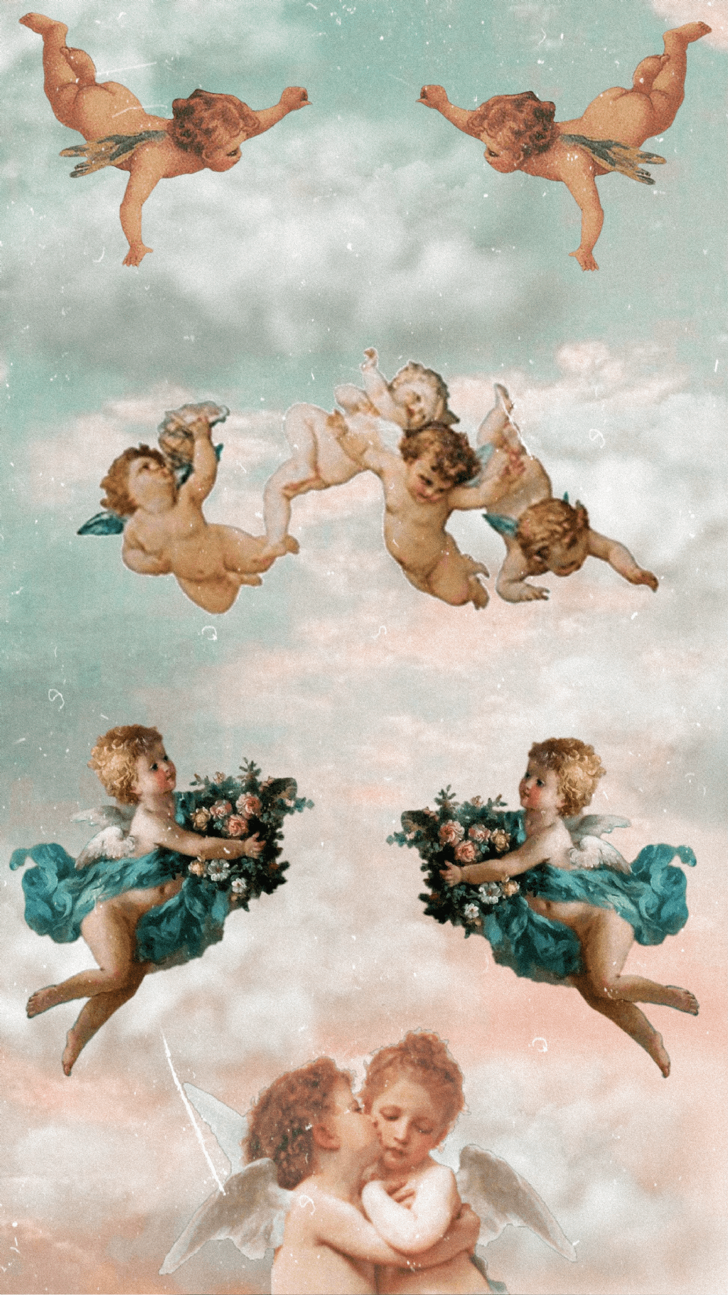 1024x1821 Angel Painting Wallpaper