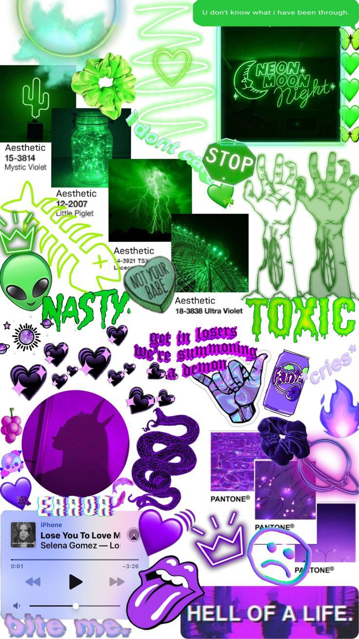 736x1308 Green and purple phone background aesthetic phone wallpaper. Purple aesthetic background, Purple wallpaper iphone, Aesthetic iphone wallpaper
