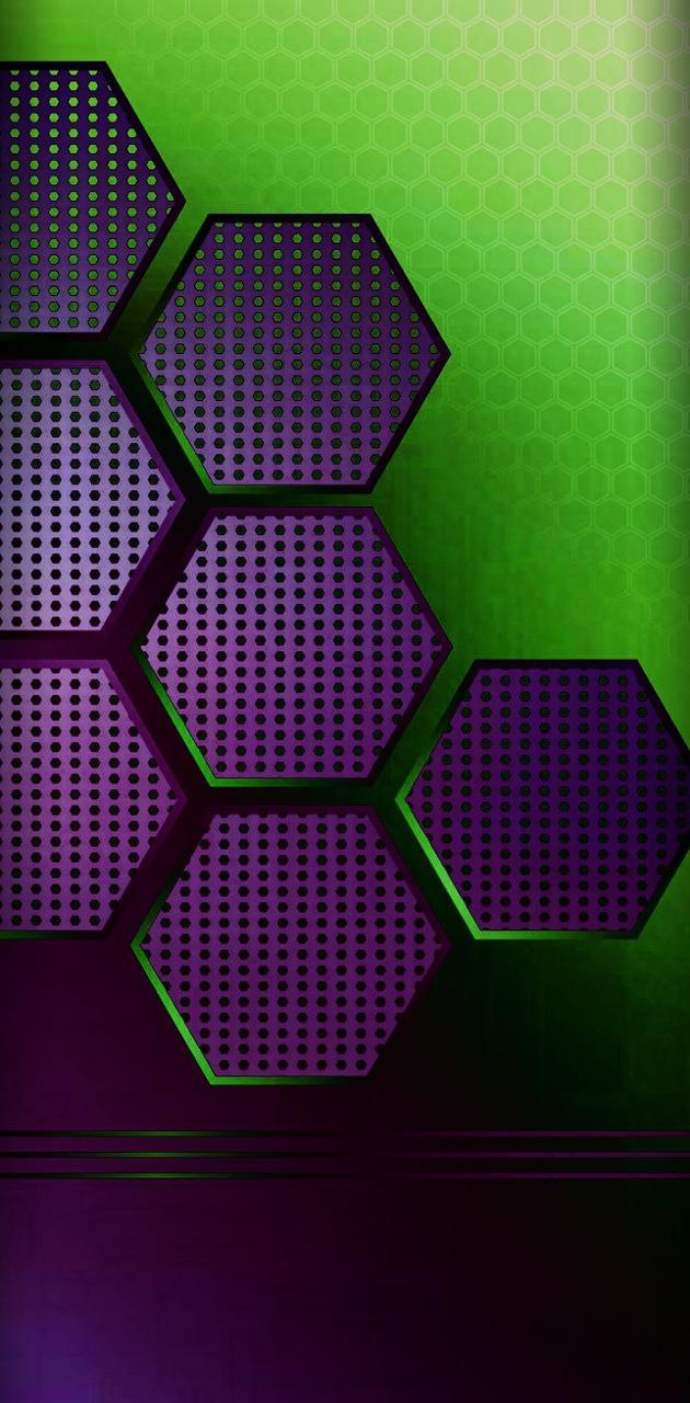 630x1280 Purple Green wallpaper