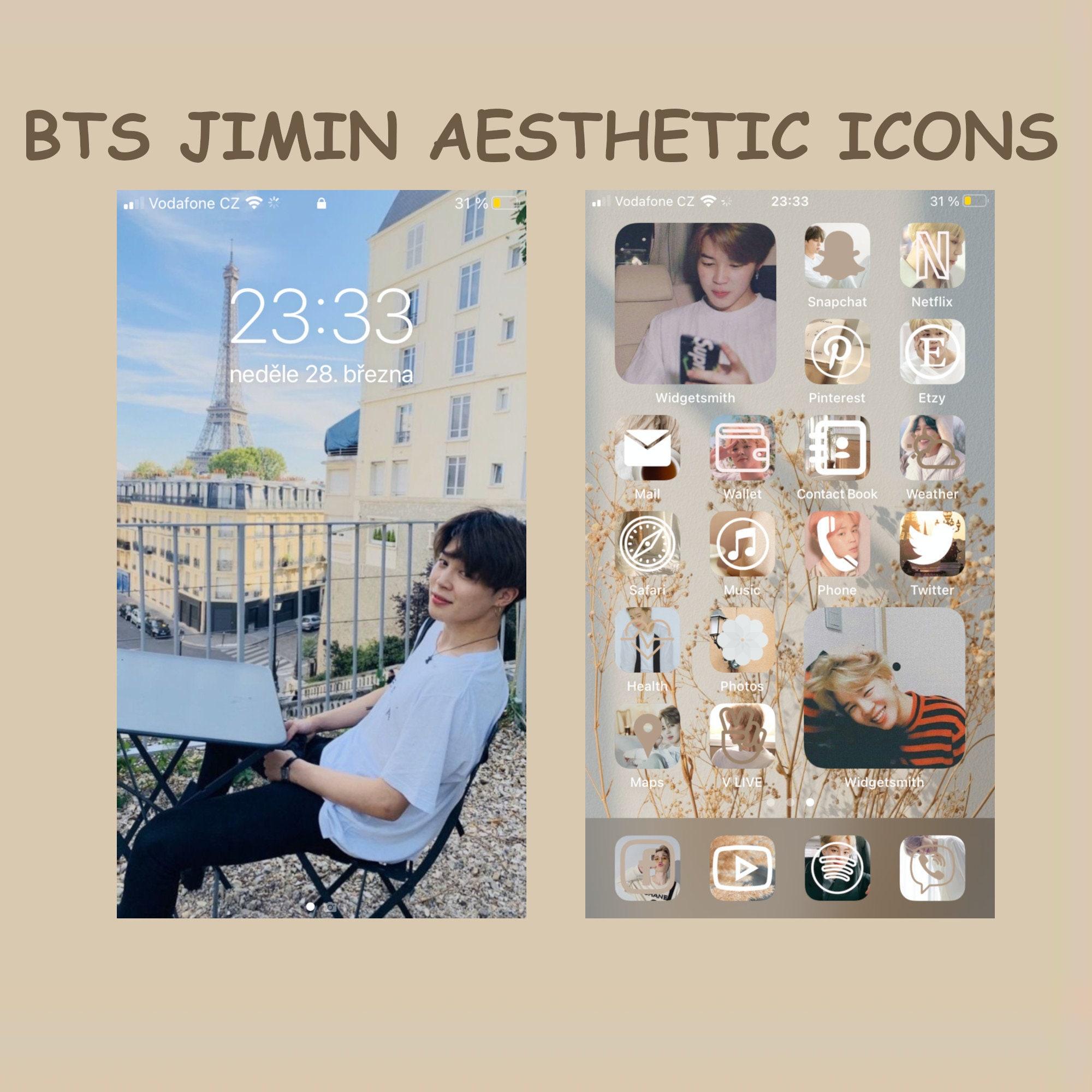 2000x2000 BTS Jimin Aesthetic Ios 14 Icon Bangtan Boys
