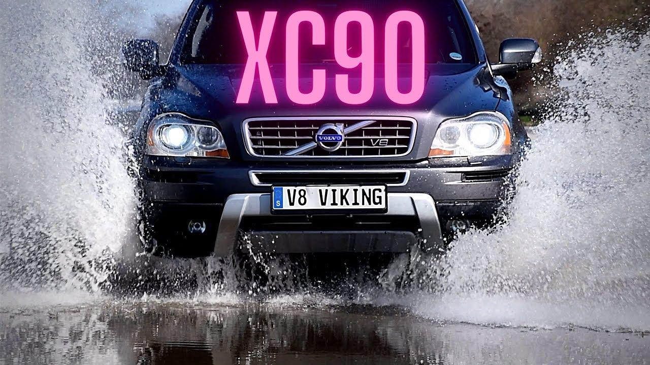 1280x720 Volvo XC90 V8 in Water (Slow Motion)