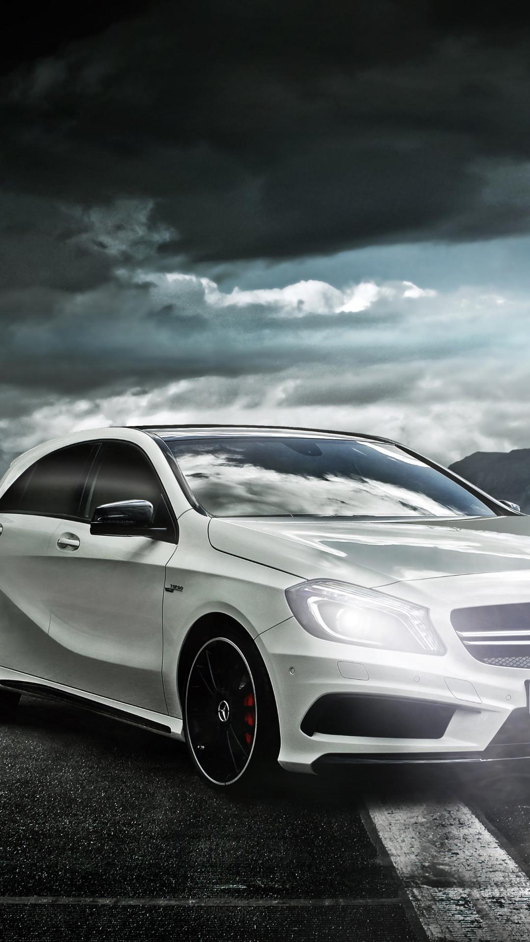 1080x1920 Download wallpaper: Mercedes AMG A45 1080x1920