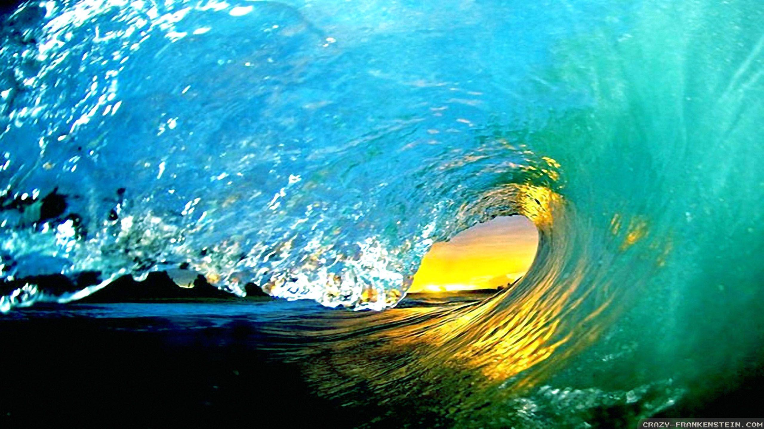 2560x1440 Waves Wallpaper
