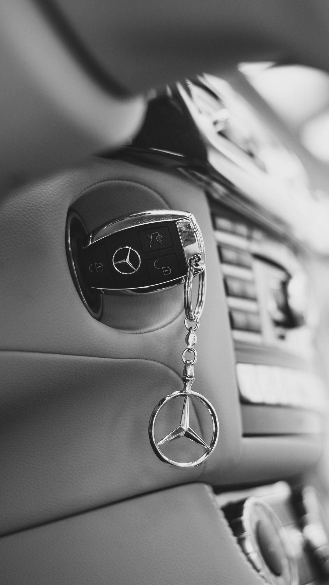 1080x1920 Download wallpaper 1080x1920 mercedes benz, keys, car, salon, bw samsung galaxy s s note, sony xperia z, z z z htc one, lenovo vibe HD background