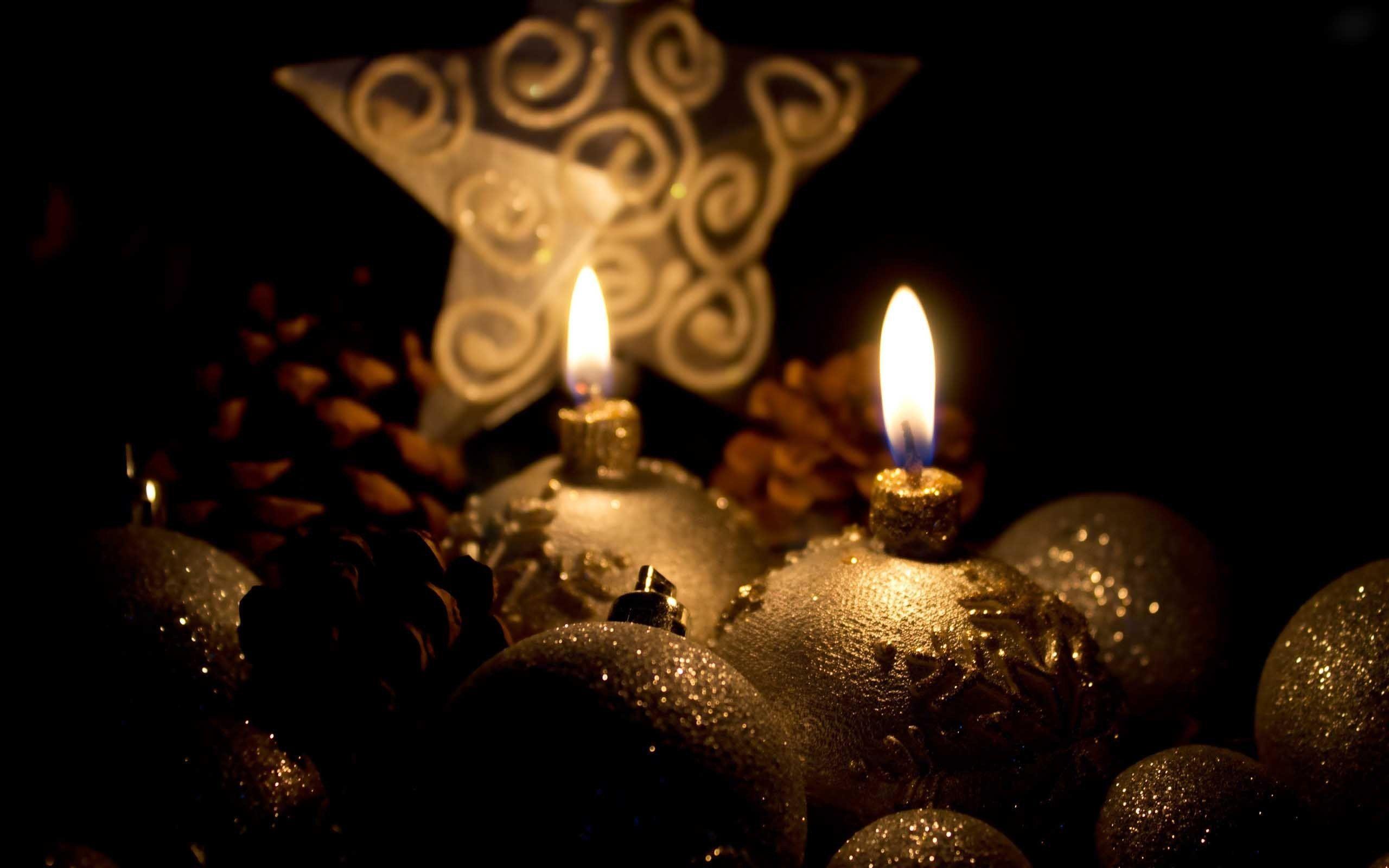 2560x1600 Candle light beautiful HD wallpaper for desktop