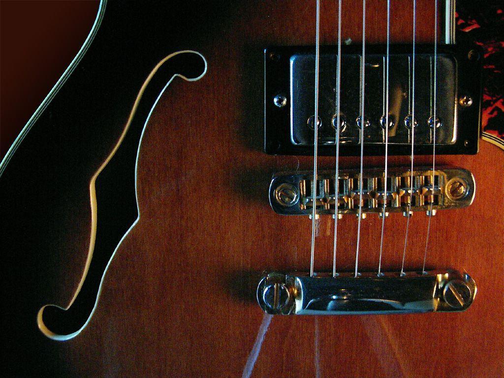 1024x768 Jazz Guitar Wallpaper
