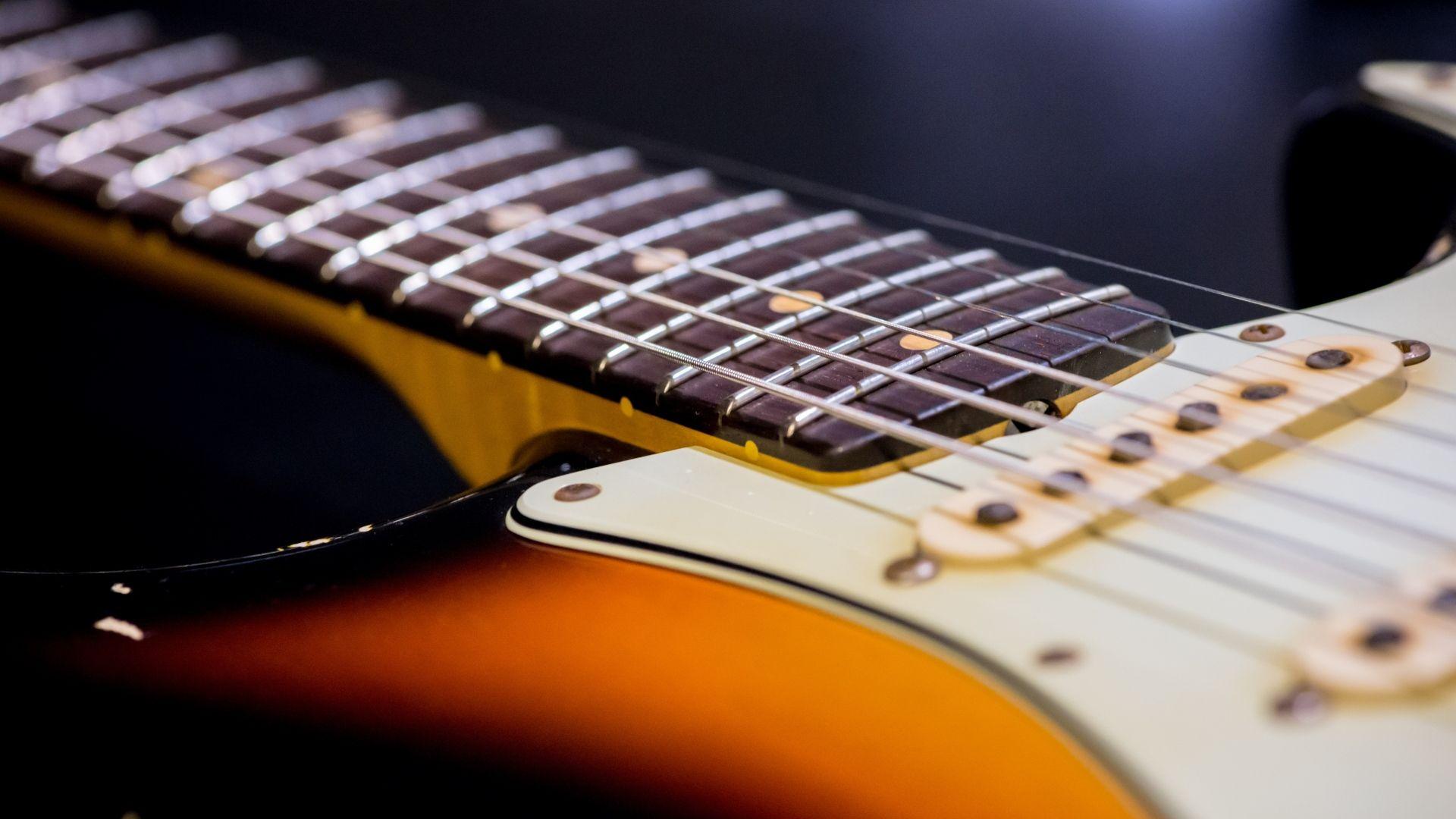 1920x1080 Brown Acoustic Guitar Wallpaper iPhone Brown Pinterest. Guitar wallpaper iphone, Fender stratocaster, Guitar