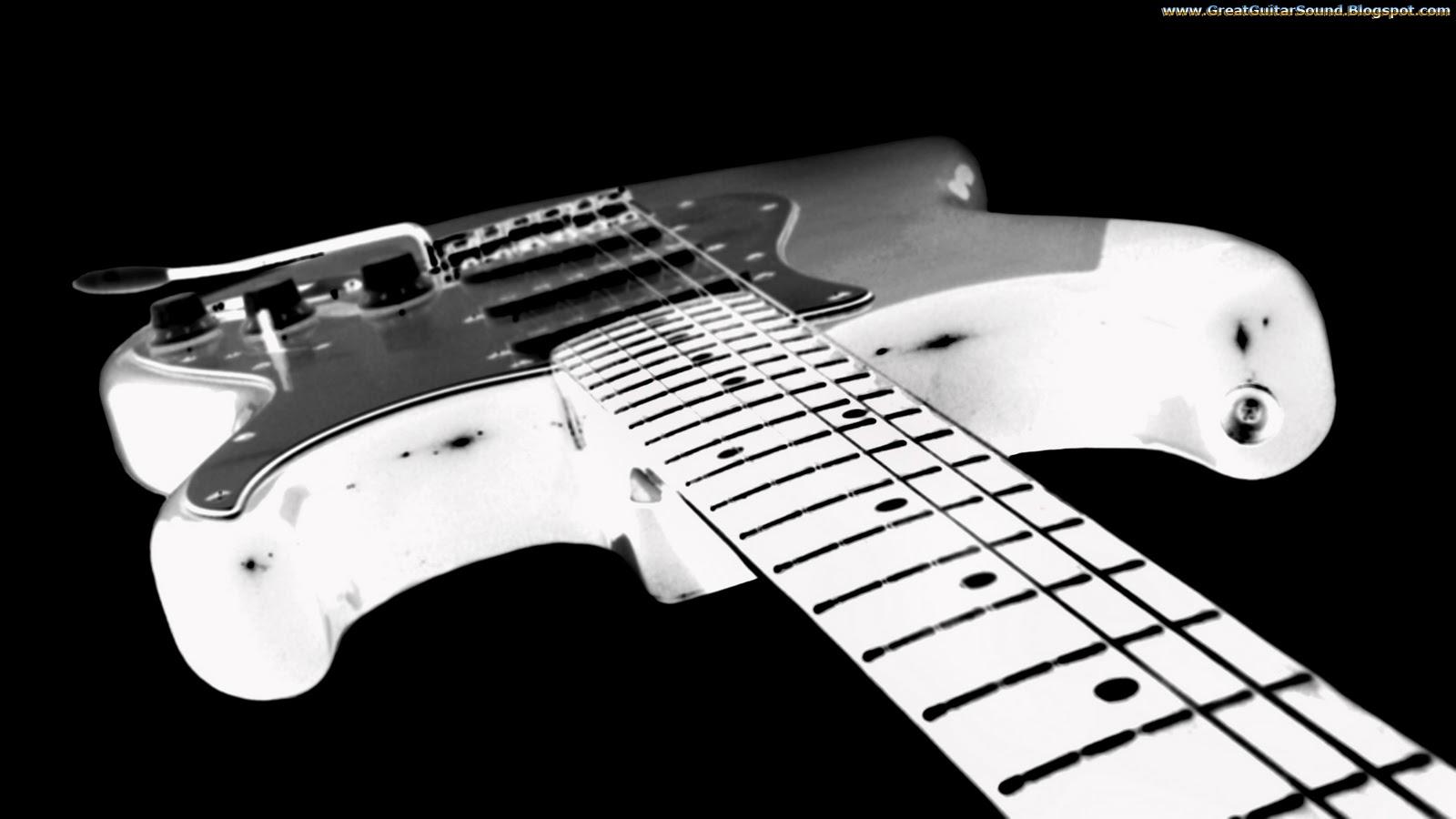 1600x900 Black And White Fender Stratocaster Electric